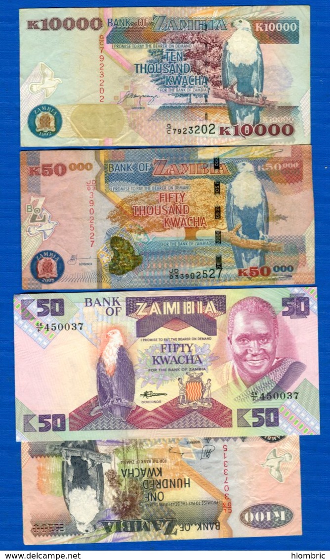 Zambie  4  Billets - Zambie
