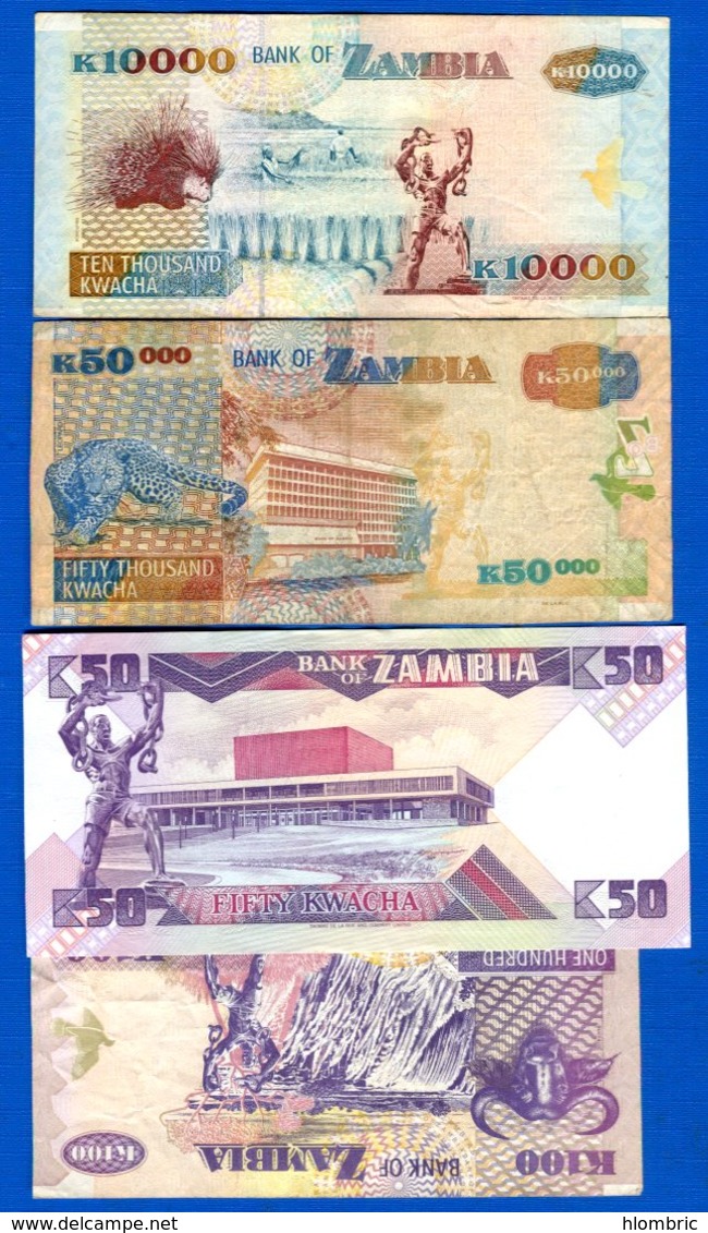 Zambie  4  Billets - Zambie
