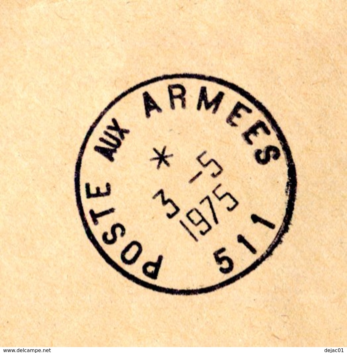 Cachet POSTE AUX ARMEES 511 Sur Pli De Service - GFD 71 - Bolli Militari A Partire Dal 1900 (fuori Dal Periodo Di Guerra)