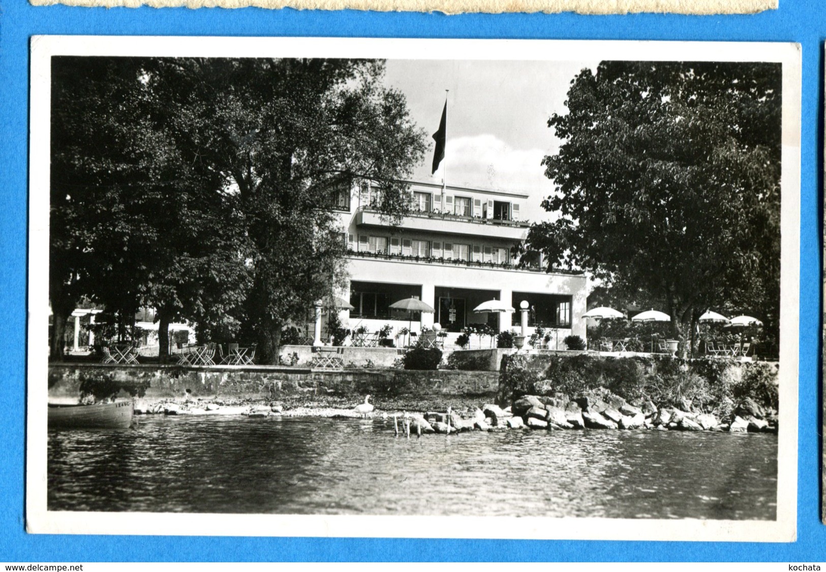 OLI512, Céligny, Port, Hôtel Rive D'Or, Brugger, Circulée 1943 - Céligny