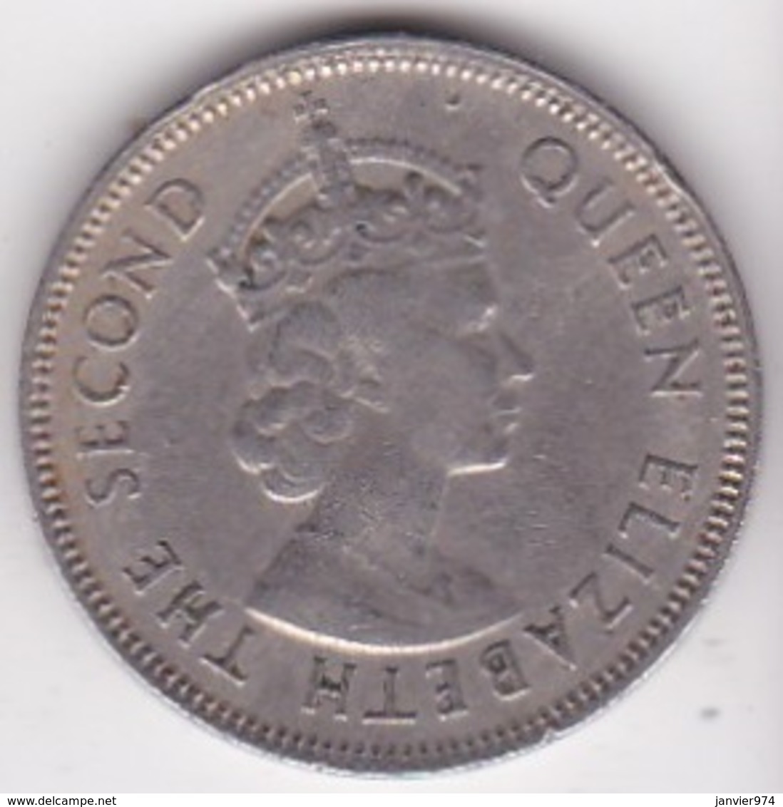 Ile Maurice 1/2 Rupee 1971  Elizabeth II. KM# 37 - Maurice