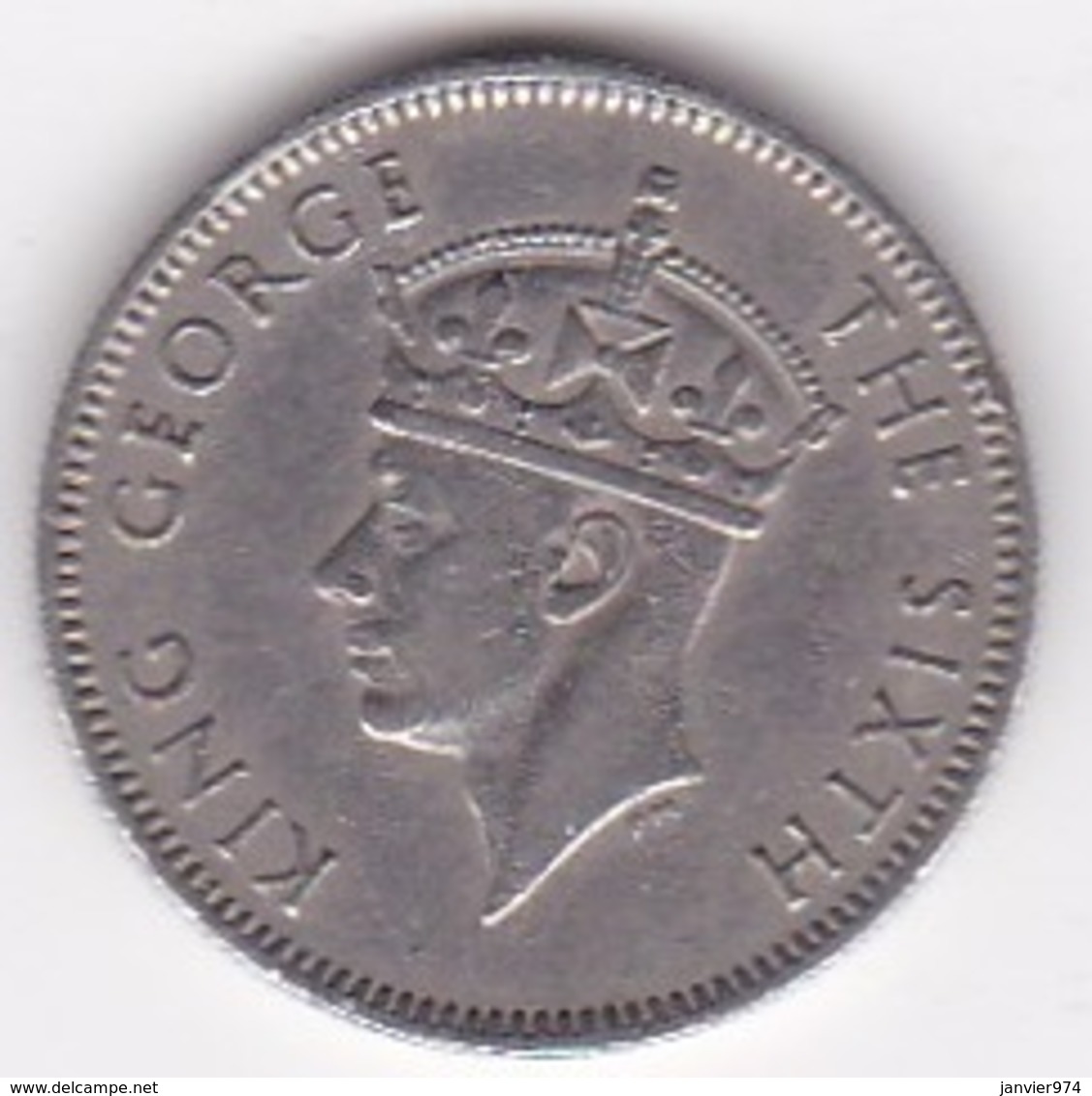 Ile Maurice 1/4 Rupee 1951 George VI. KM# 27 - Mauritius