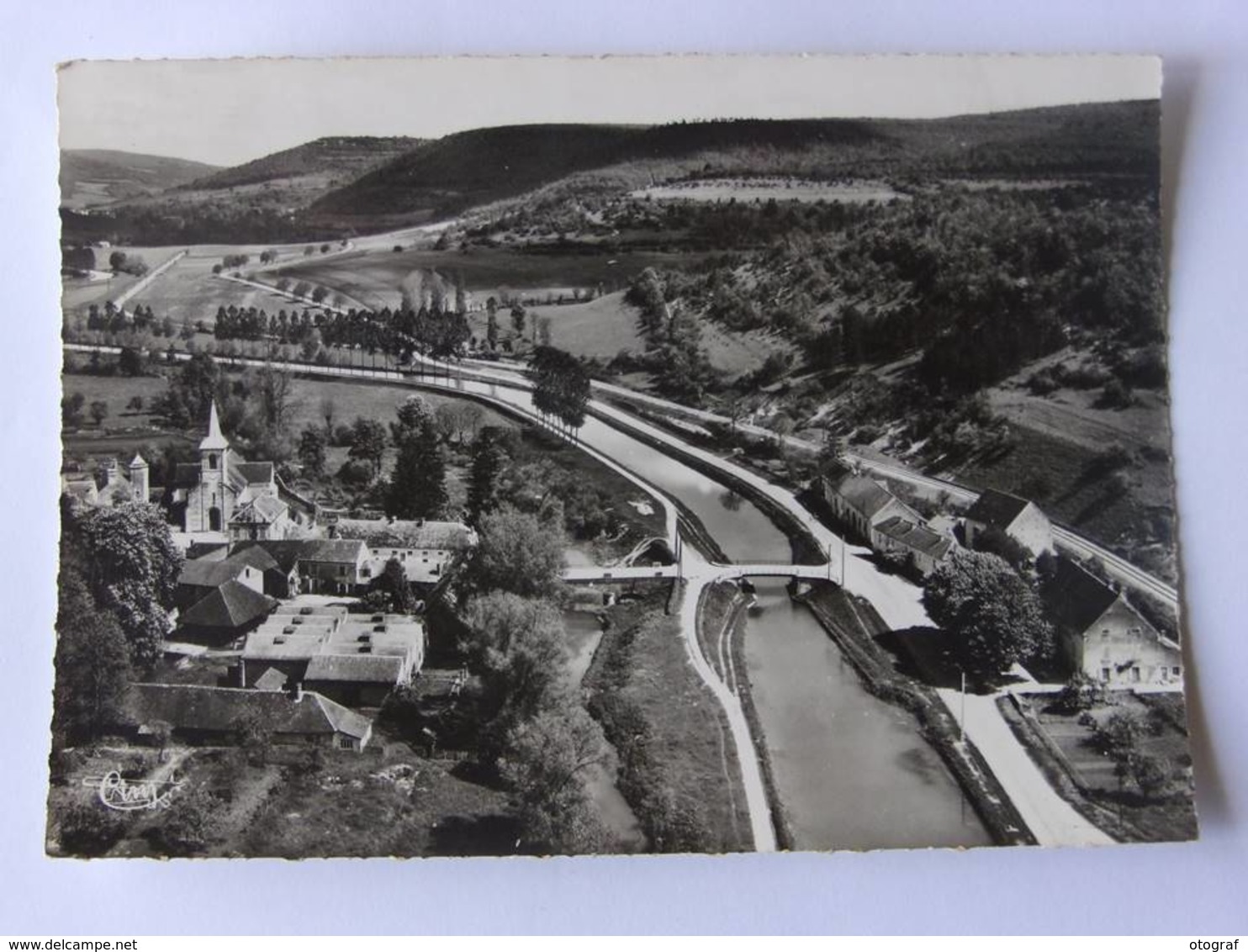 CPSM - VEUVEY Sur OUCHE - Vue Aérienne De La Vallée De L'Ouche Et Du Canal De Bourgogne - Other & Unclassified