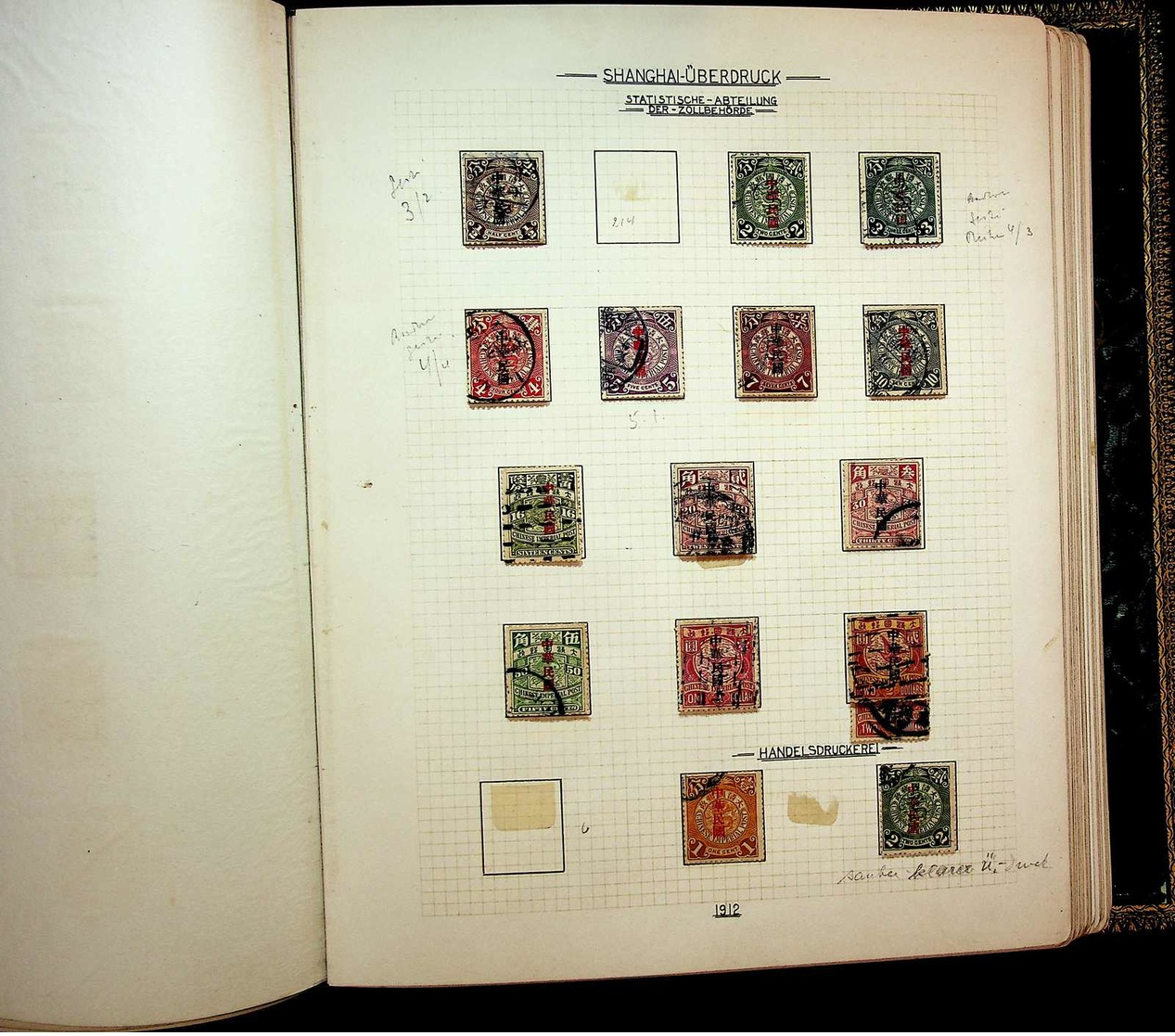 */gest. 1897-32, a part of an oldtime collection in just one album, several interesting material from colour shades, spe