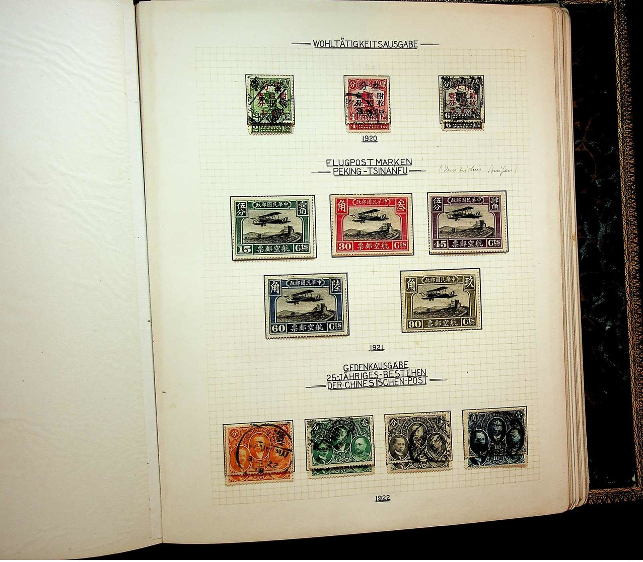 */gest. 1897-32, a part of an oldtime collection in just one album, several interesting material from colour shades, spe