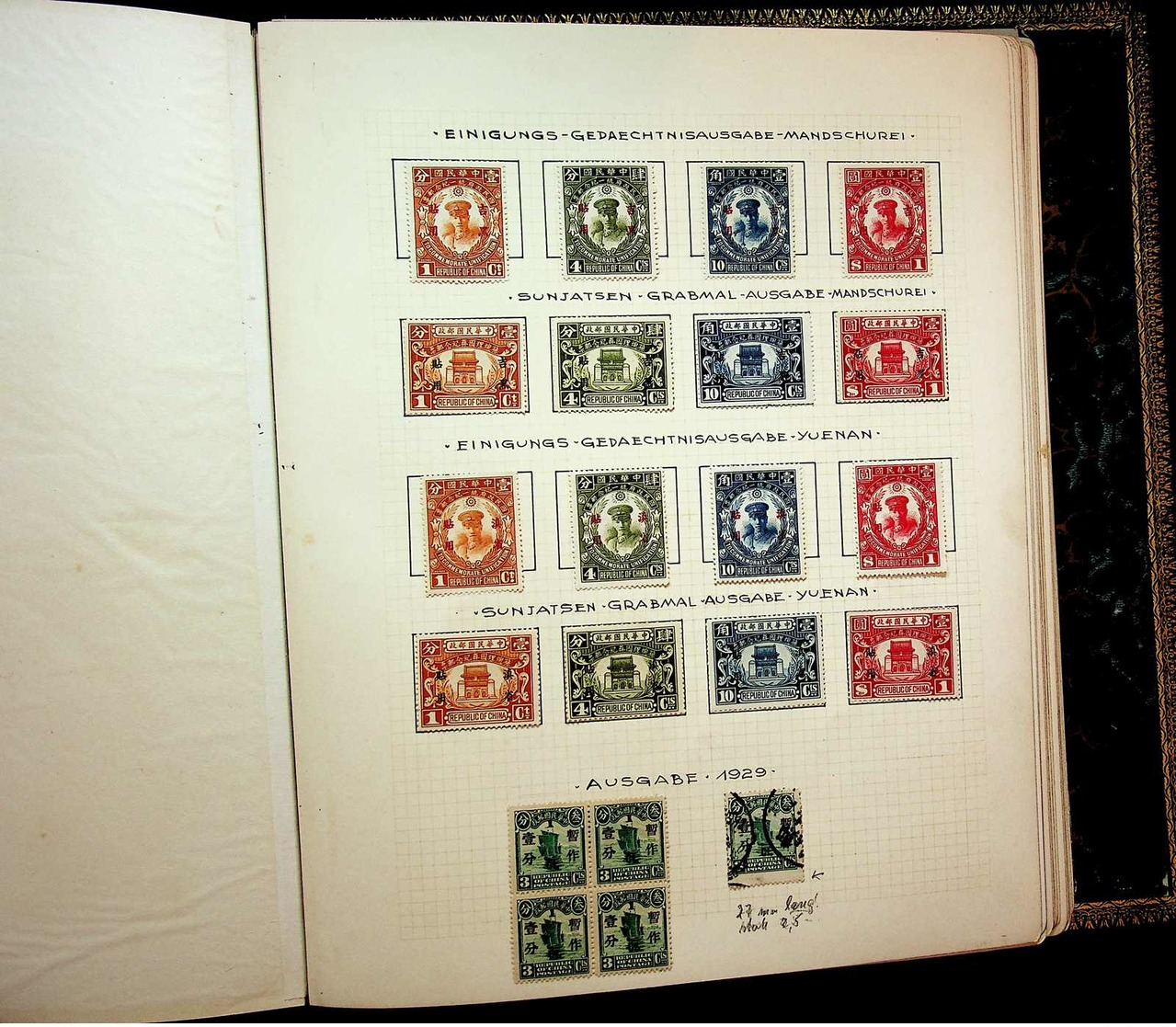 */gest. 1897-32, a part of an oldtime collection in just one album, several interesting material from colour shades, spe