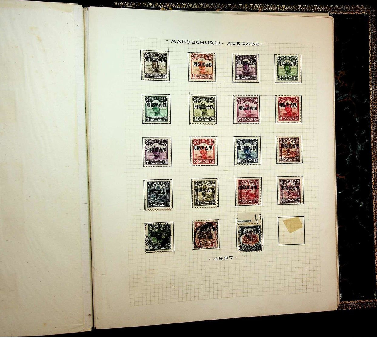 */gest. 1897-32, a part of an oldtime collection in just one album, several interesting material from colour shades, spe