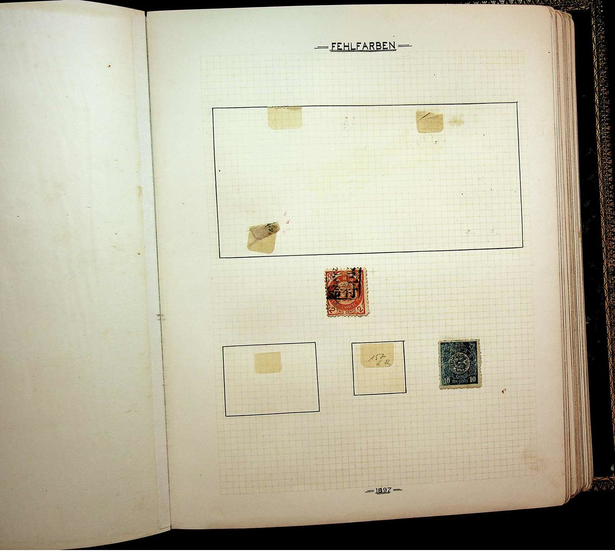 */gest. 1897-32, a part of an oldtime collection in just one album, several interesting material from colour shades, spe