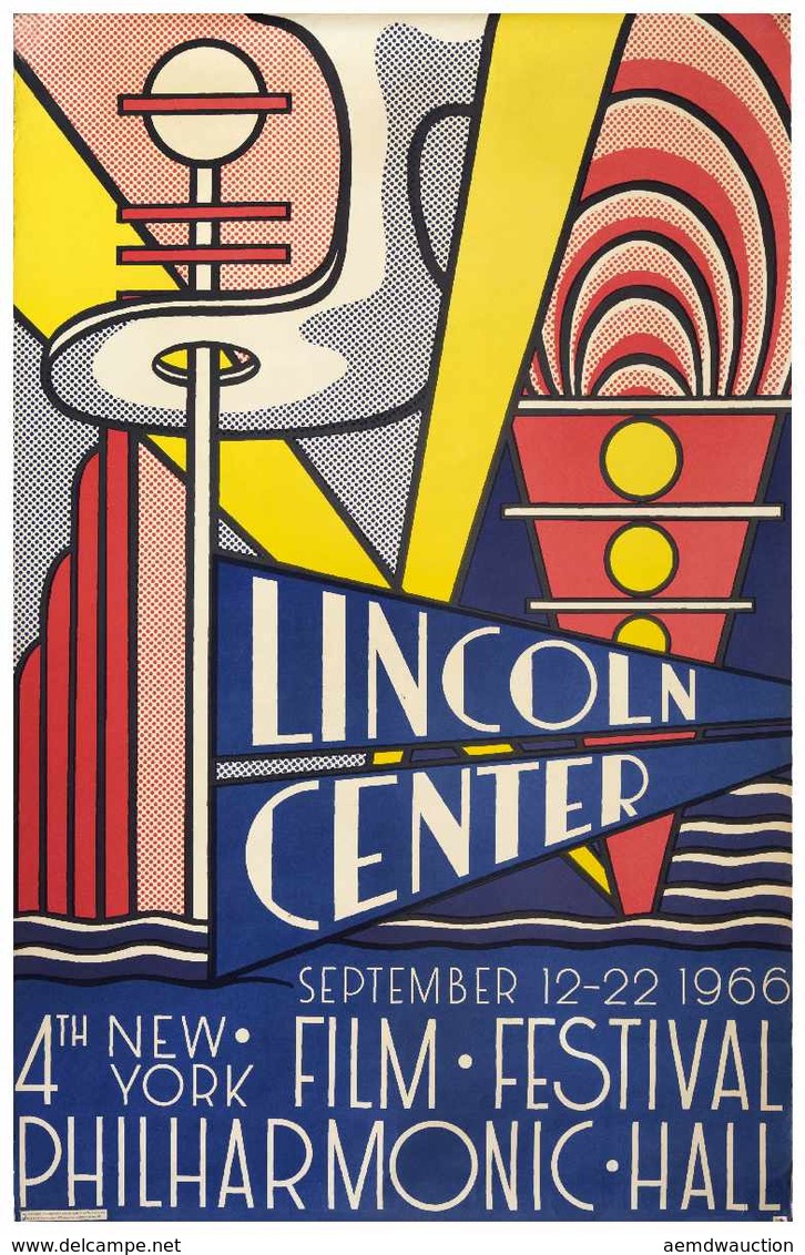 [AFFICHE] Roy LICHTENSTEIN - Lincoln Center, 4th New Yo - Non Classés