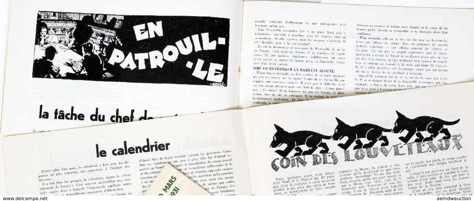 HERGÉ - Le Boy-Scout Belge. Revue Mensuelle. - Zonder Classificatie