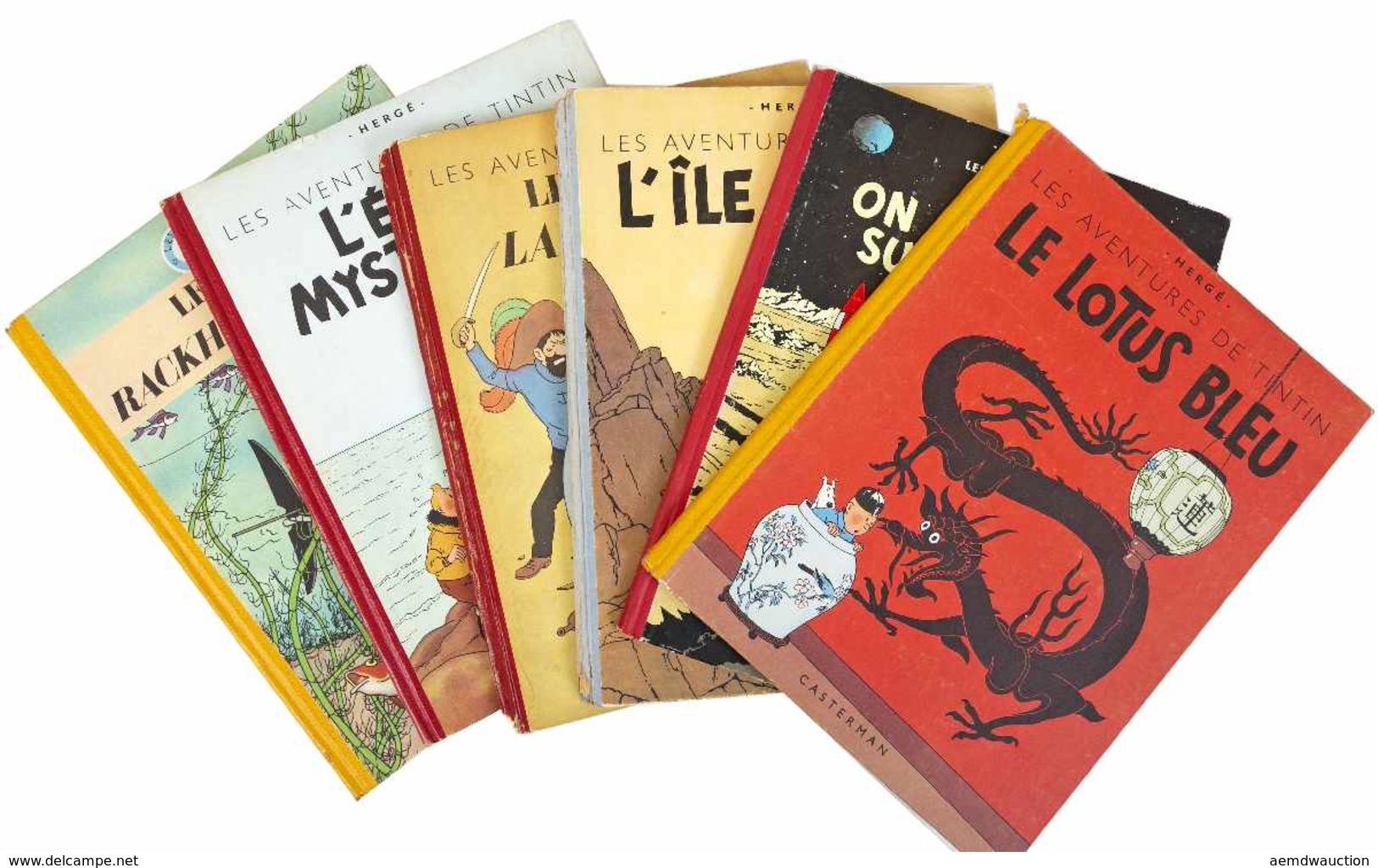 HERGÉ - Lot De 15 Albums, Plusieurs En édition Original - Unclassified