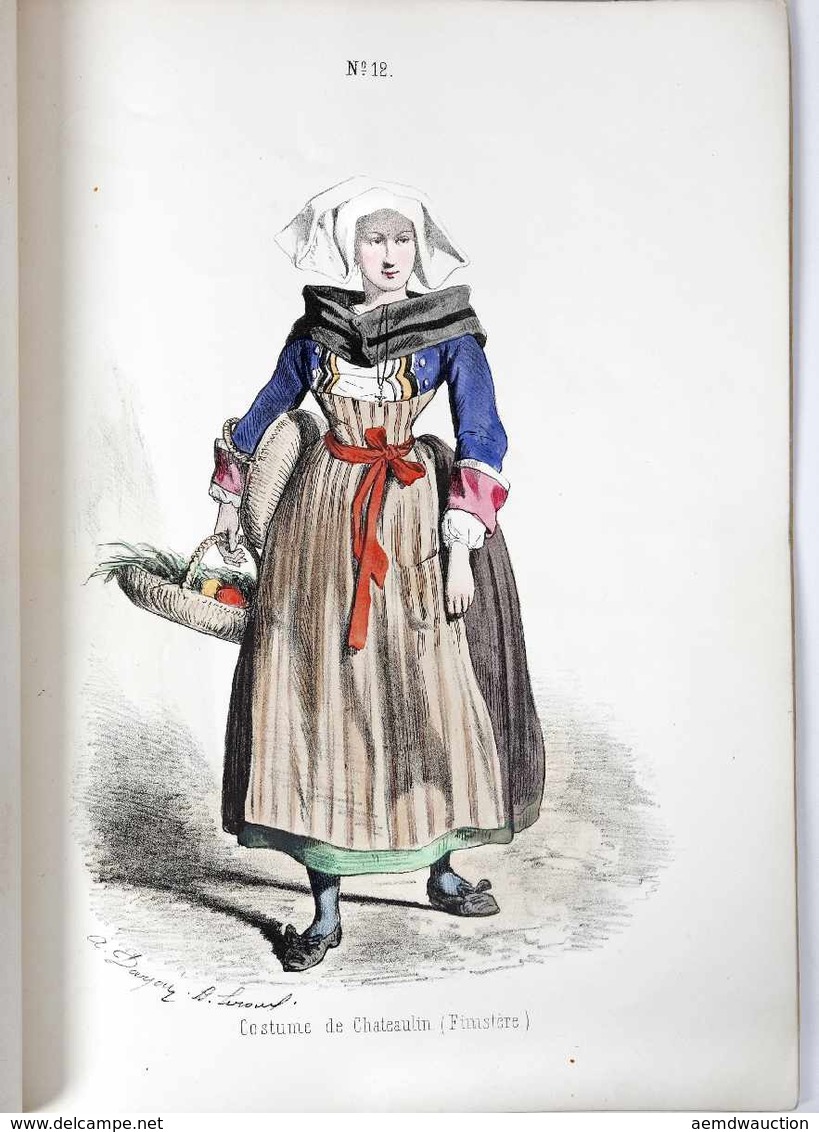 Alfred Henri DARJOU - Costumes De La Bretagne. - Andere & Zonder Classificatie
