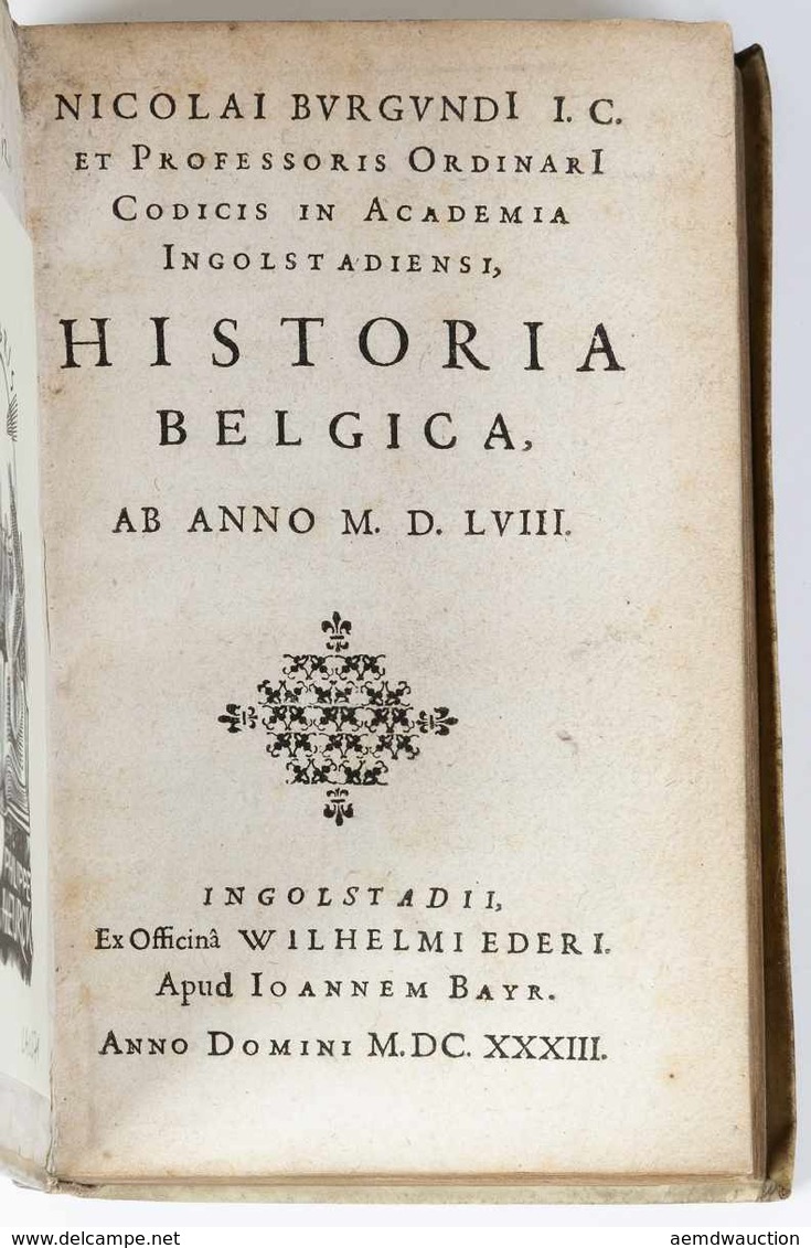 [BELGICANA] Nicolas De BOURGOGNE DIT BURGUNDIUS - Histo - Autres & Non Classés