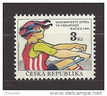 Czech Republic 1993 MNH ** Mi 20 Sc 2901 World Rowing Championships In Racice. Ruder-Weltmaister. Tschechische Republik - Unused Stamps