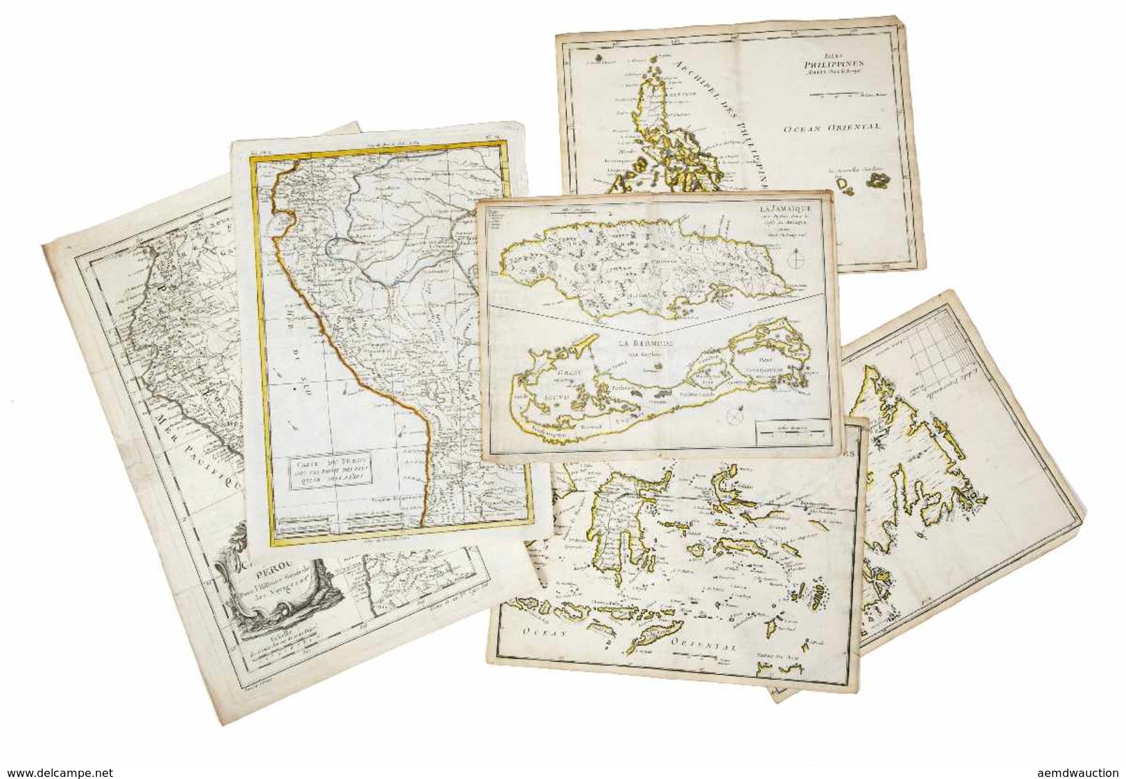 PAYS DIVERS. 25 Cartes Ou Plans Issus De Différents Ouv - Topographical Maps