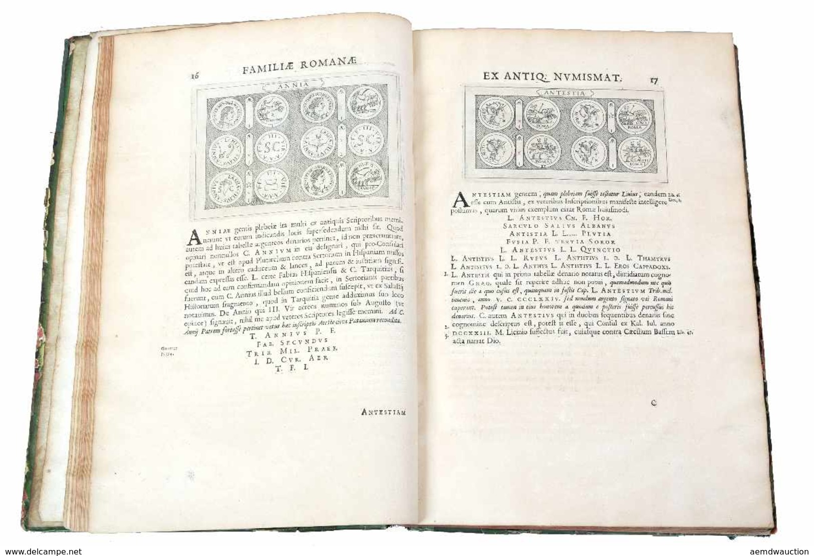 Charles PATIN - Familiae Romanae In Antiquis Numismatib - Autres & Non Classés