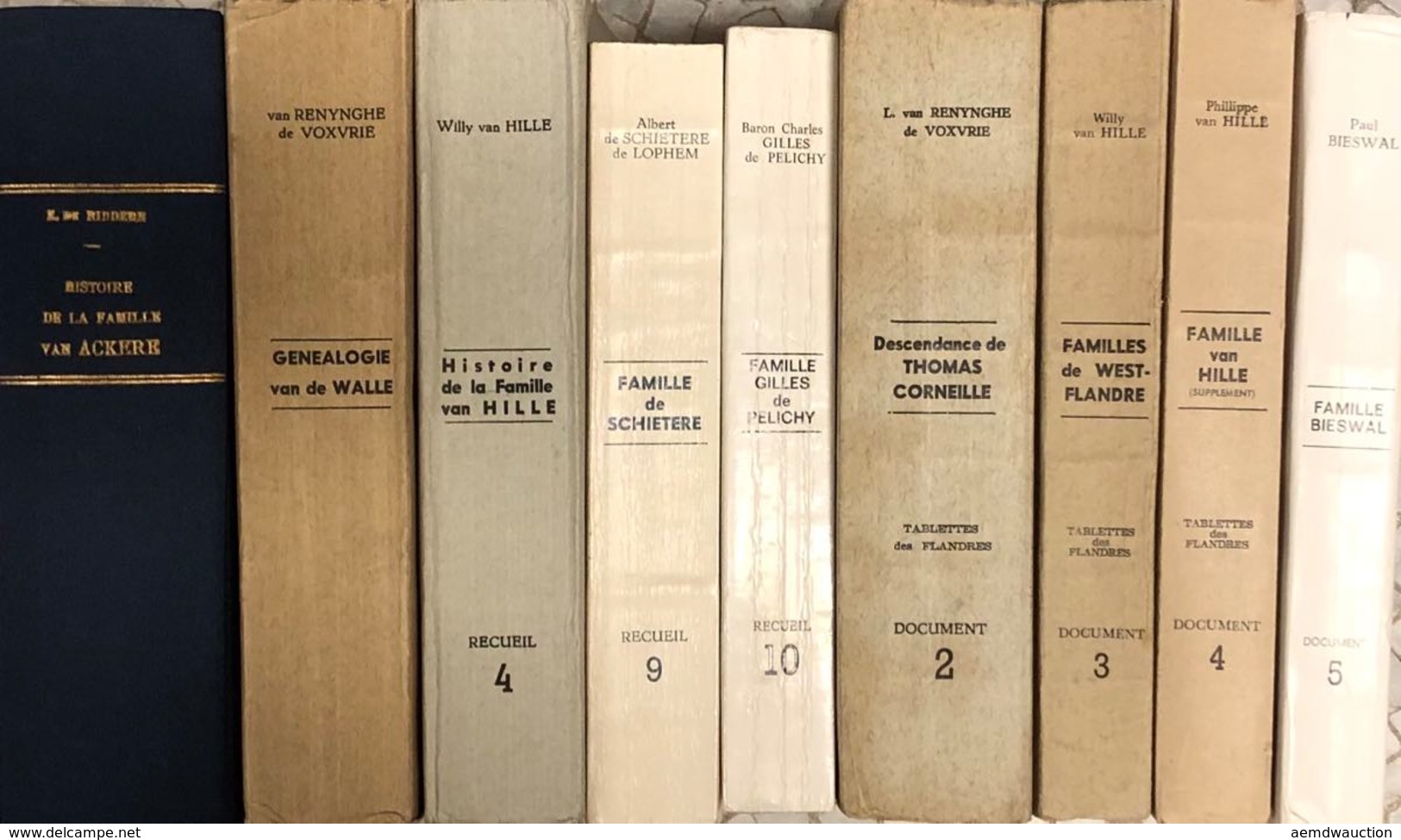 TABLETTES DES FLANDRES. 4 Volumes De La Série «Recueil» - Non Classés