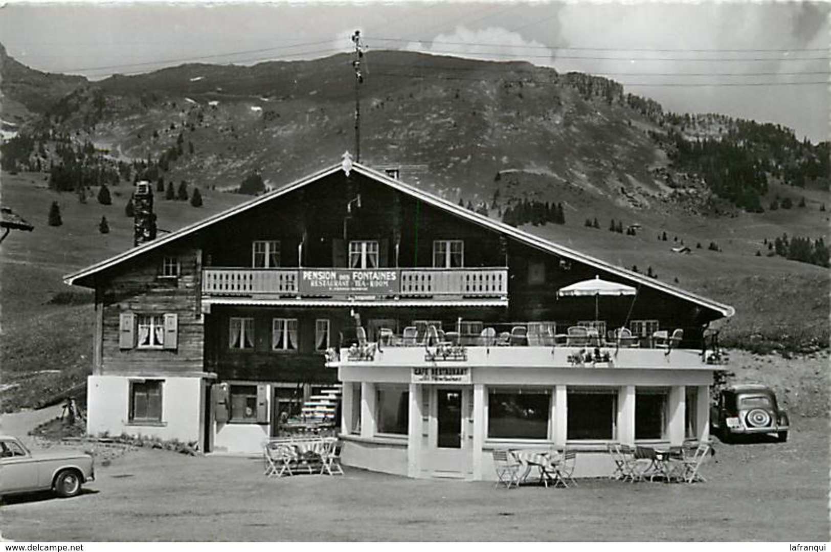 Ref Y58- Suisse - Cafe Restaurant Les Fontaines - Les Mosses  - - Fontaines