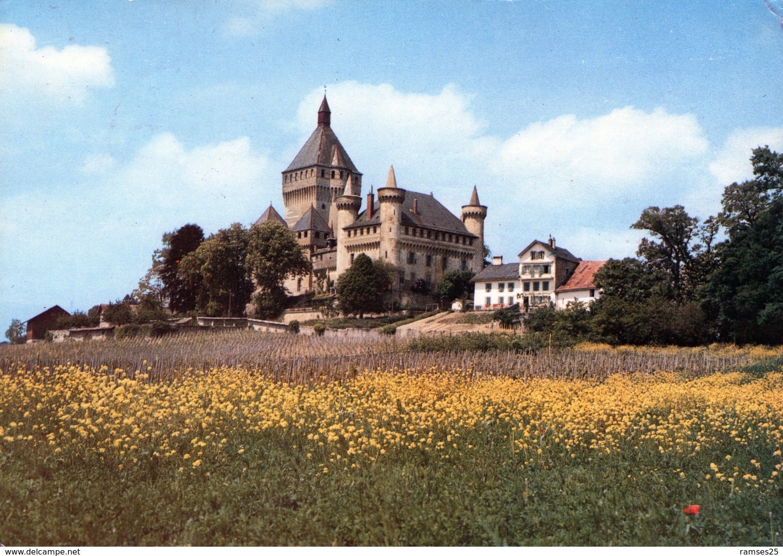 (136) CPSM  Vufflens  Le Chateau  1966    (Bon Etat) - Vufflens-le-Château