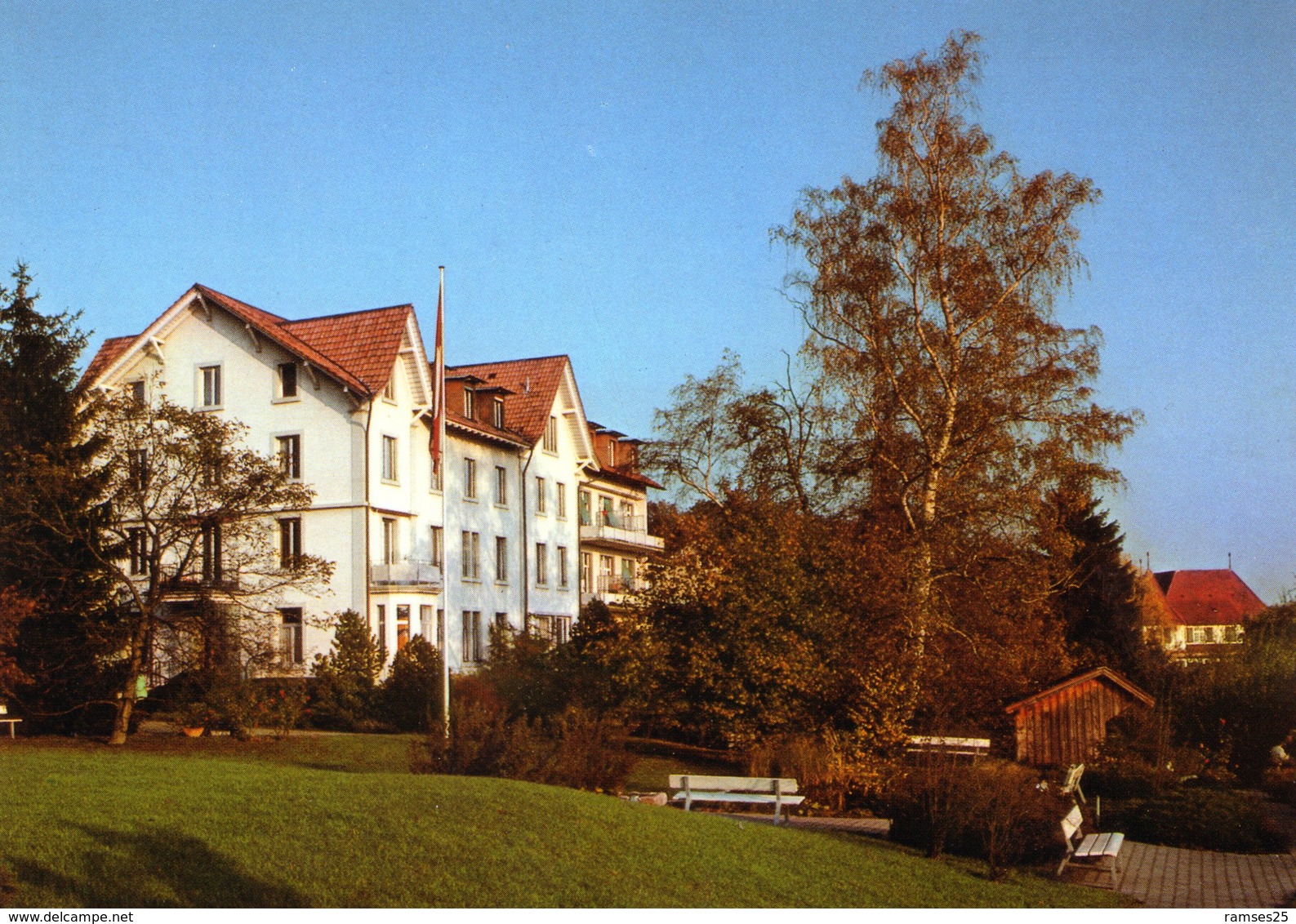 (136) CPSM  Bettingen  Haus Zu Den  Bergen    (Bon Etat) - Bettingen