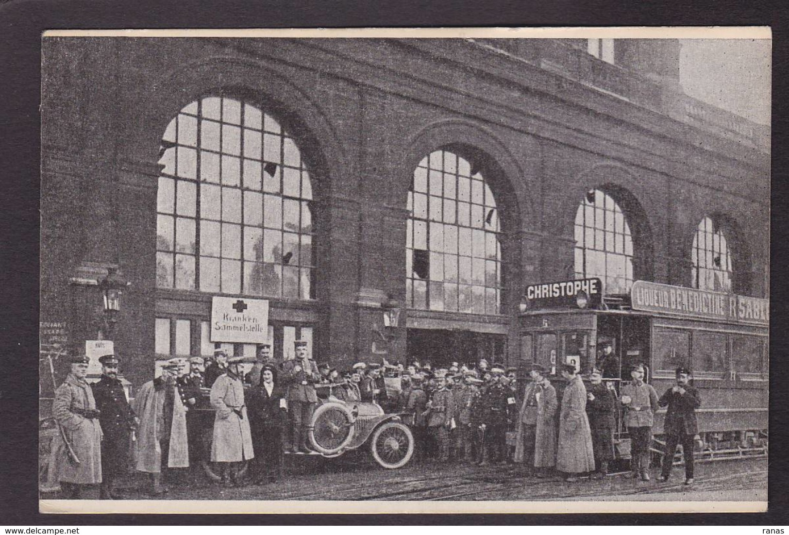 CPA Nord 59 Lille Gare Tramway Voir Scan Du Dos - Lille