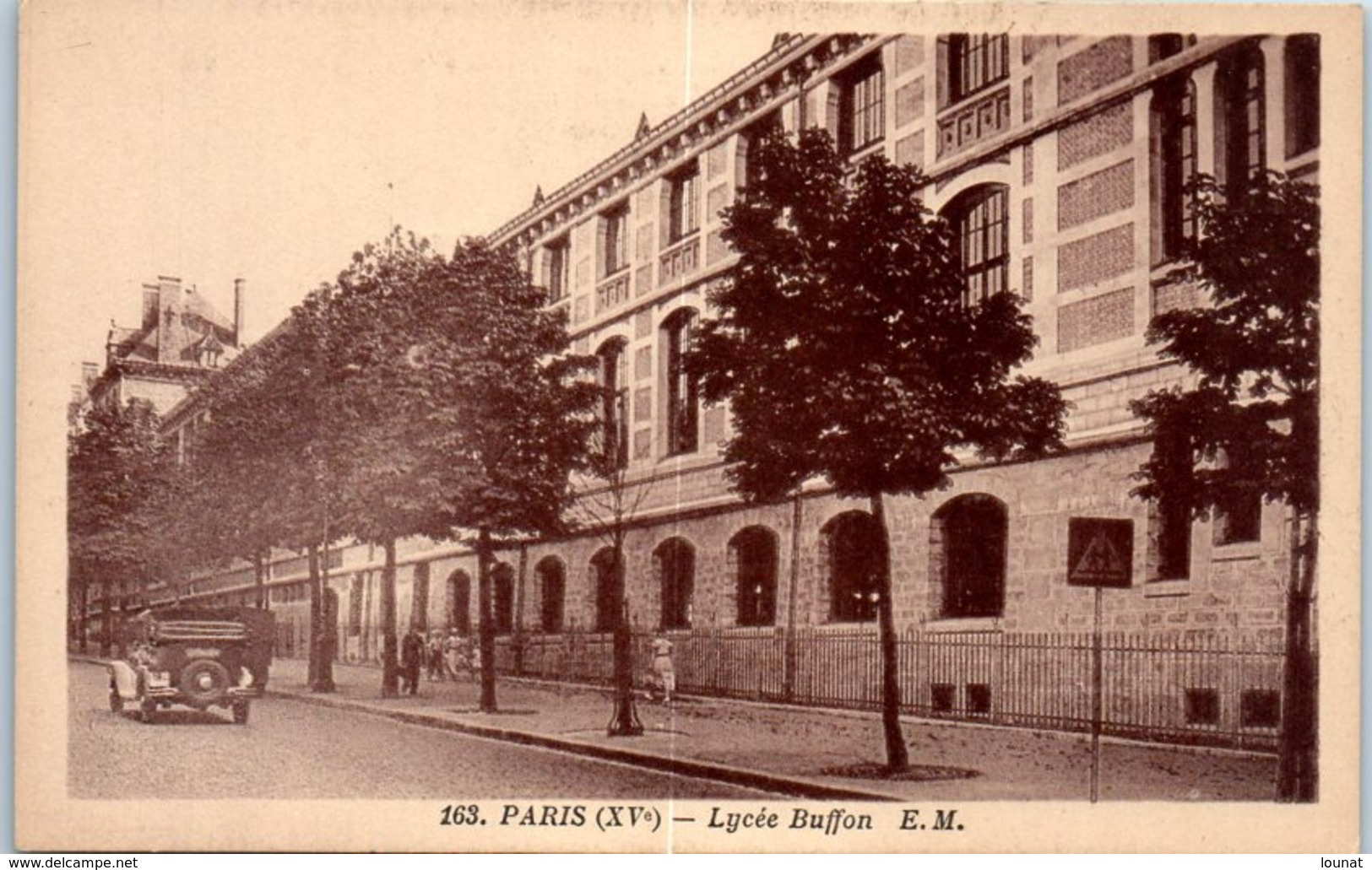 75 PARIS 15ème - Lycée Buffon Edition E.M.   (la Ligne Blanche Milieu Est Un Défaut Du Scan)    * - Arrondissement: 15