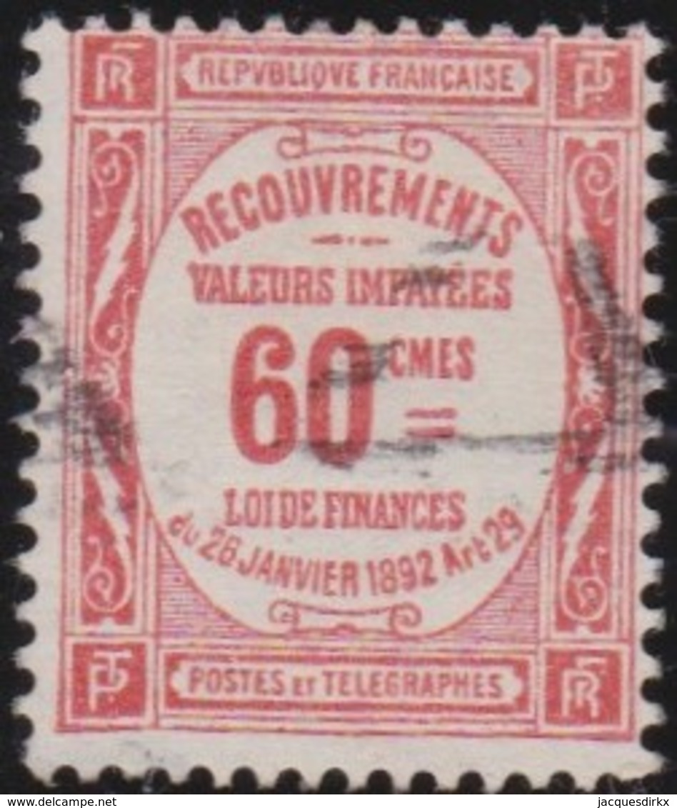 France     .    Yvert    .  Taxe  48        .    O     .    Oblitéré   .   /   .  Cancelled - 1859-1959 Usados