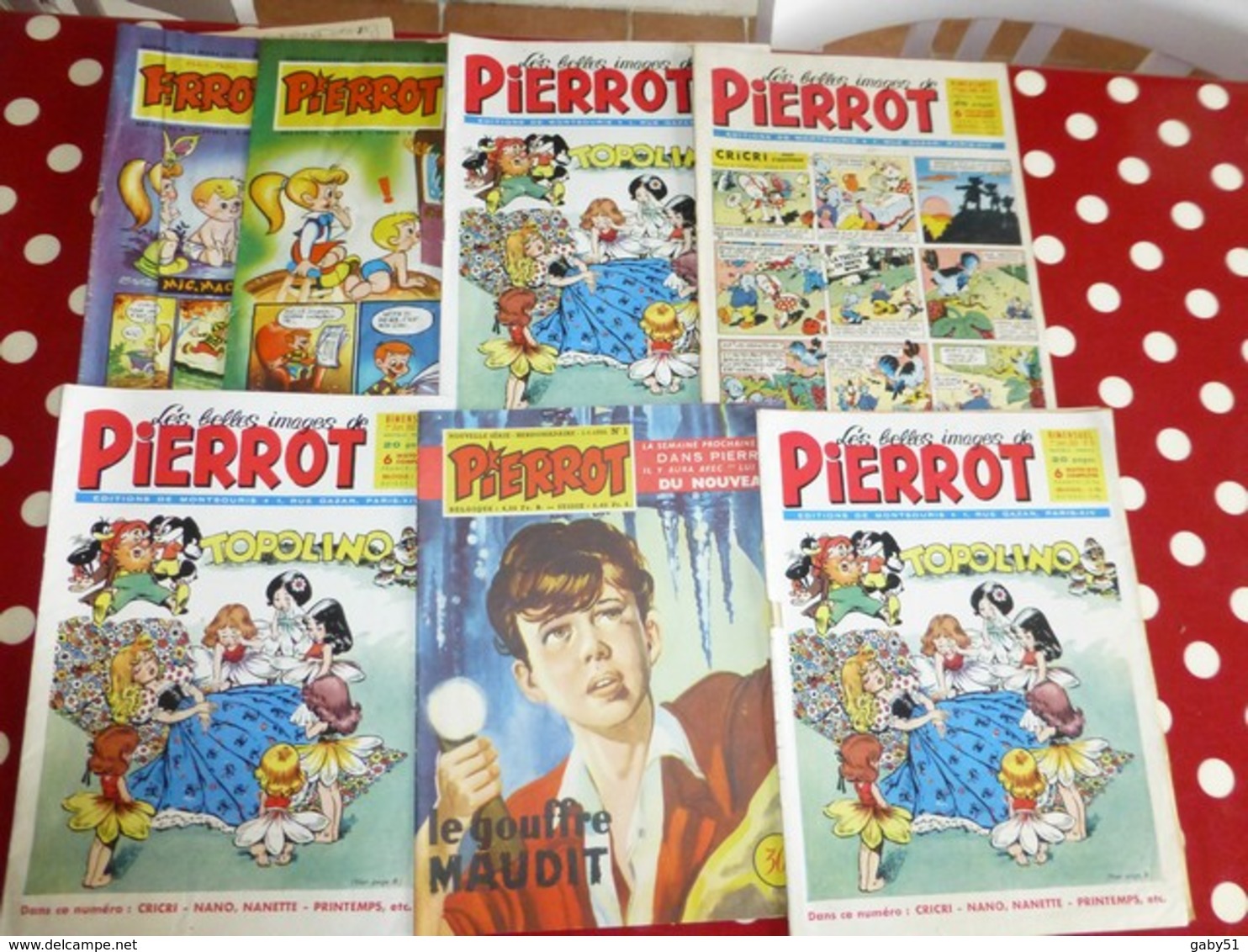 Pierrot, 1953 à 1956,  Lot De 6 Numéros   ; L06 - Tarzan