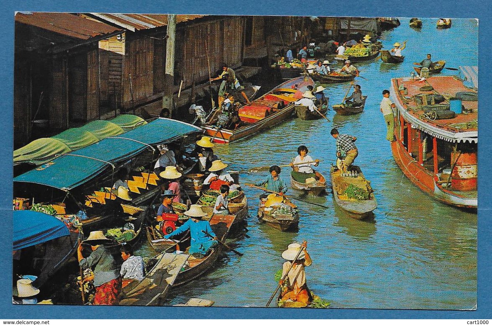 THAILAND FLOATING MARKET NEAR BANGKOK - Thaïlande