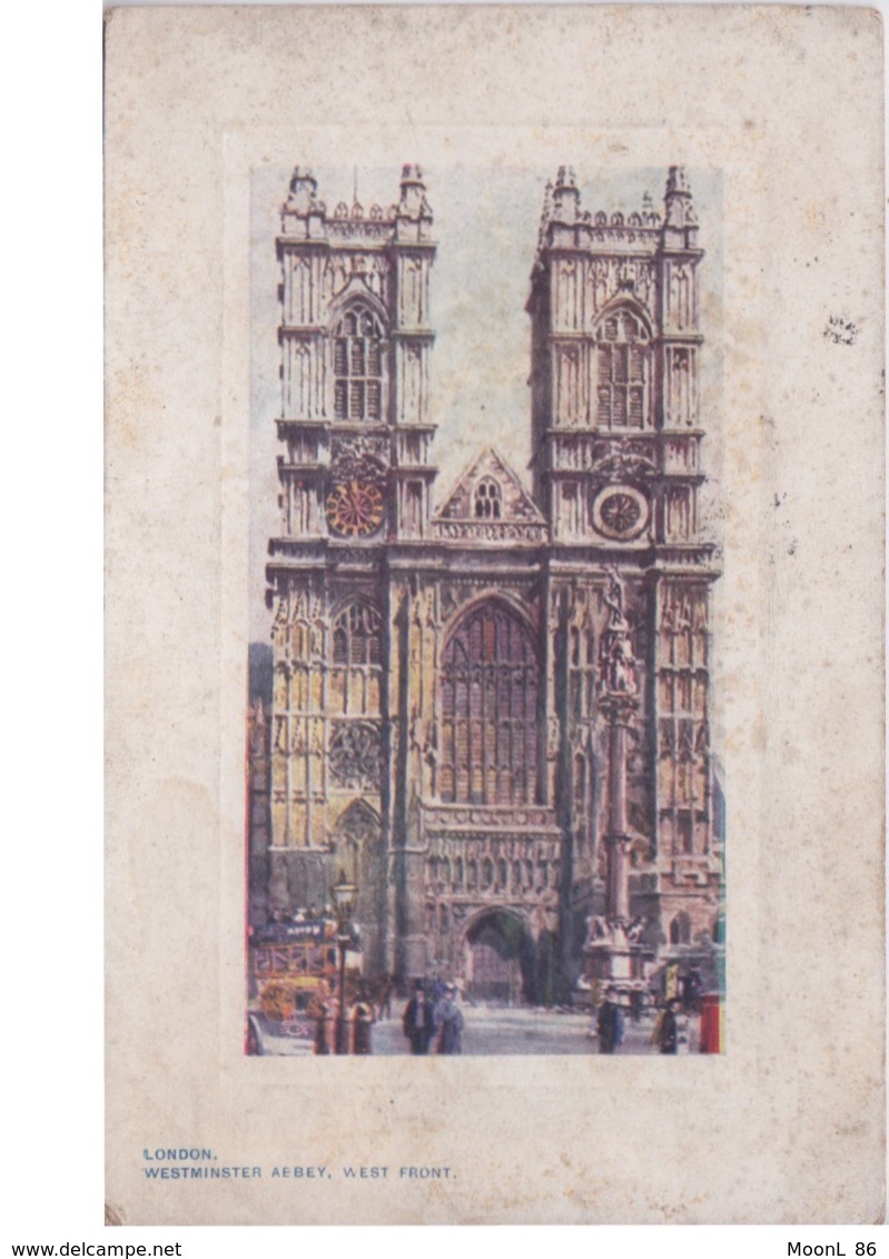 CPA ILLUSTRATEUR - OILETTE Tuck's PC - LONDON - WESTMINSTER WEST FRONT - Tuck, Raphael