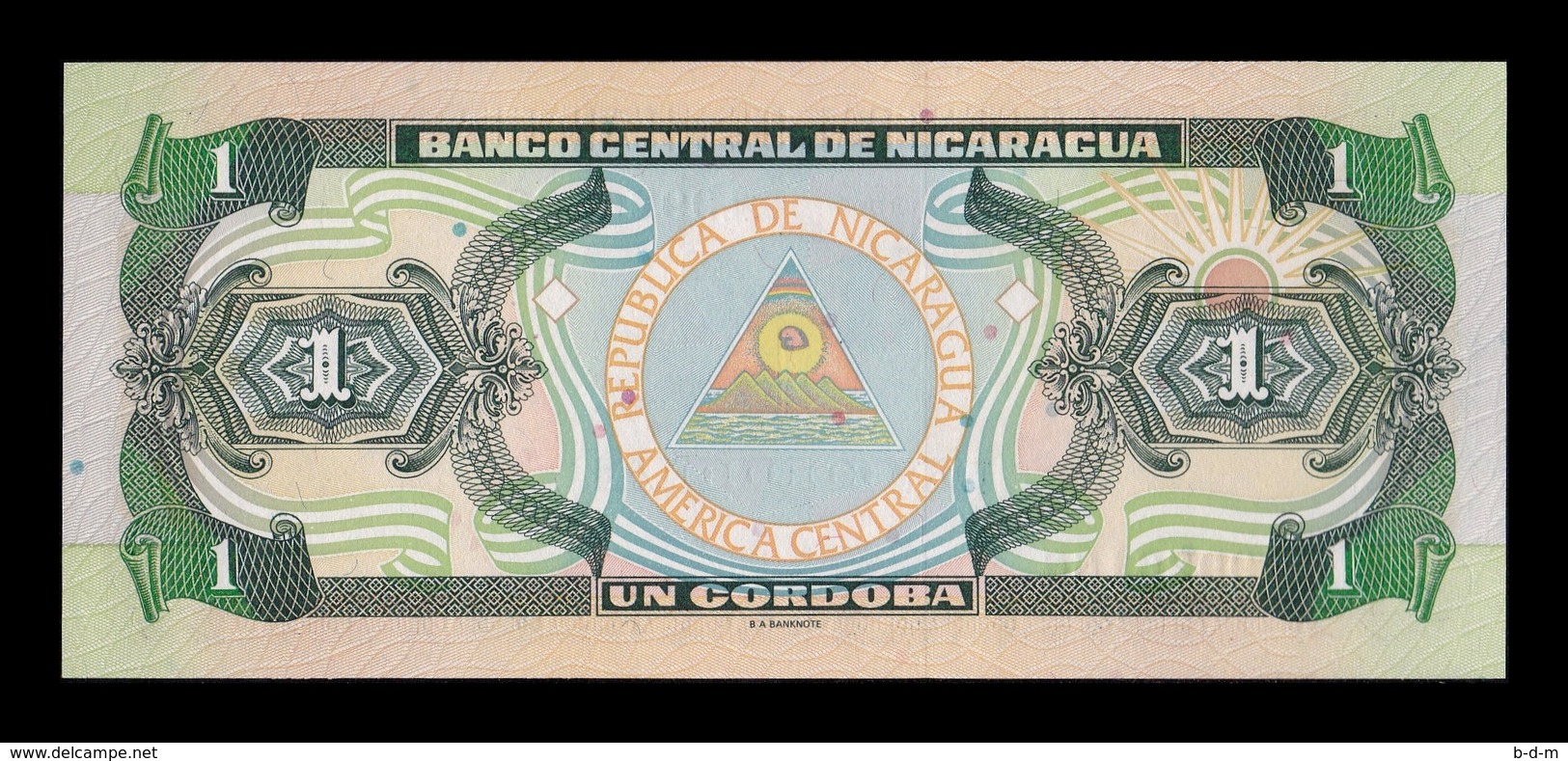 Nicaragua 1 Córdoba 1995 Pick 179 SC UNC - Nicaragua