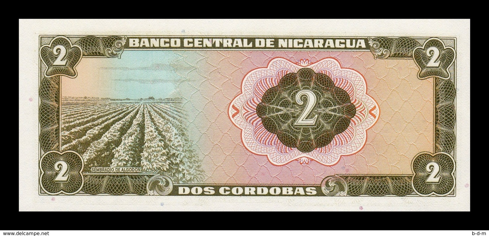 Nicaragua 2 Córdobas 1972 Pick 121 SC UNC - Nicaragua