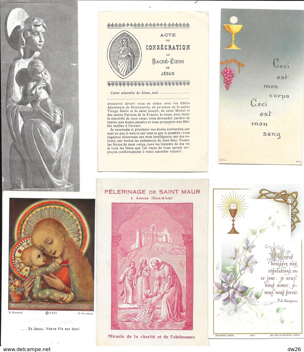 Lot De 20 Documents Religieux: Images, Cartes, Prières - Religion Catholique, Notre Seigneur, Vierges... - Religion & Esotérisme