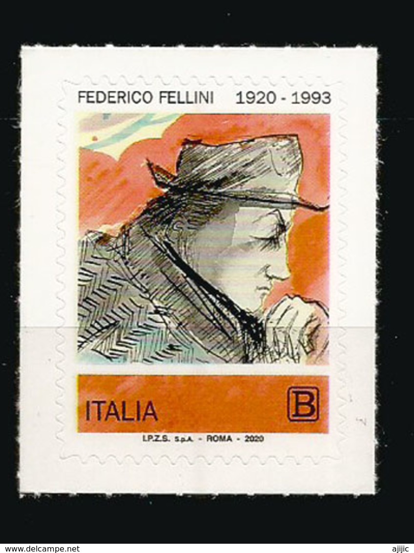 ITALY. Tribute To The Italian Film Director Federico Fellini. Adhesive Stamp Mint ** Italy 2020 - Acteurs