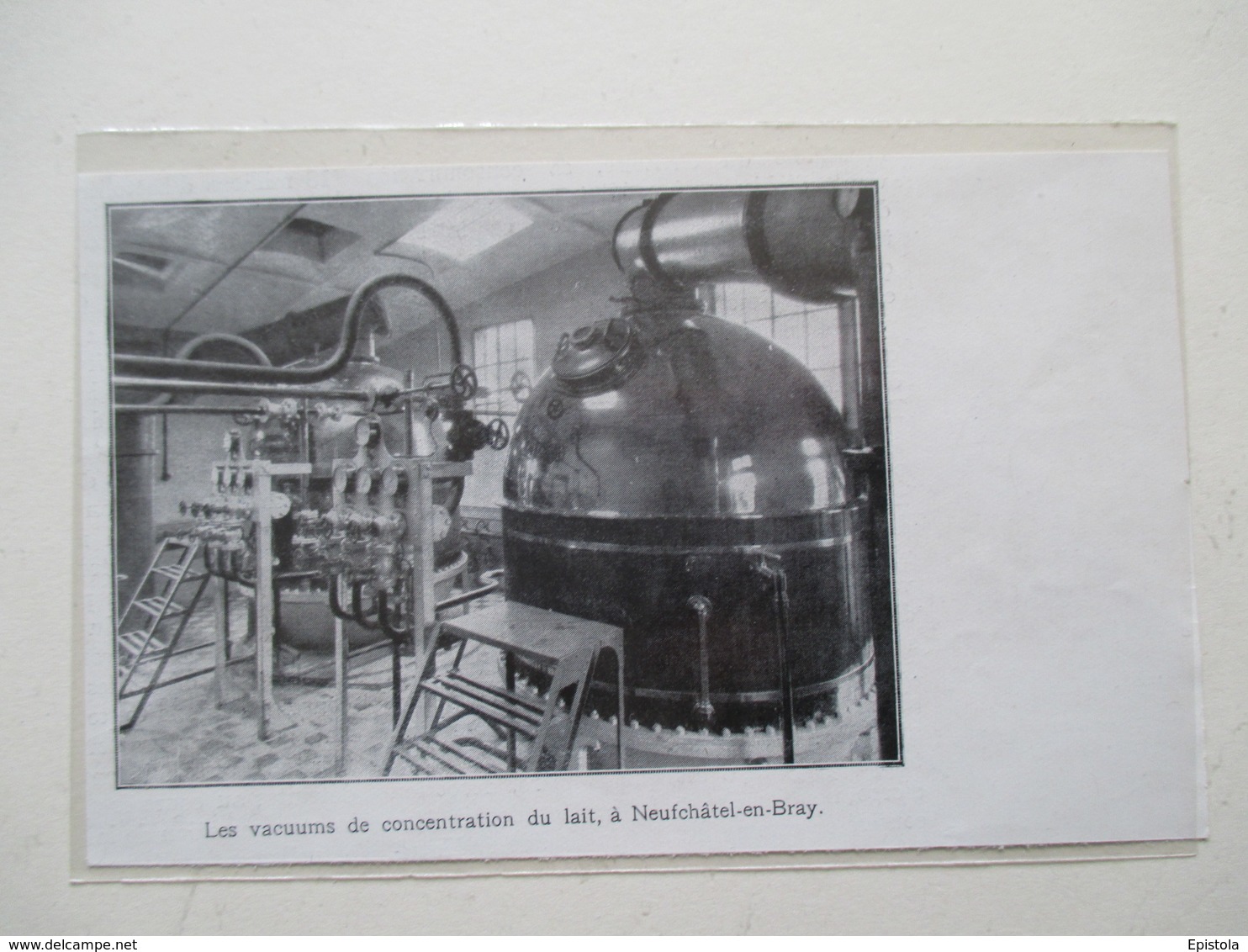 NEUFCHATEL EN BRAY - Vacuum Concentrateur De Lait  Usine Gervais -  Coupure De Presse De 1931 - Autres Appareils