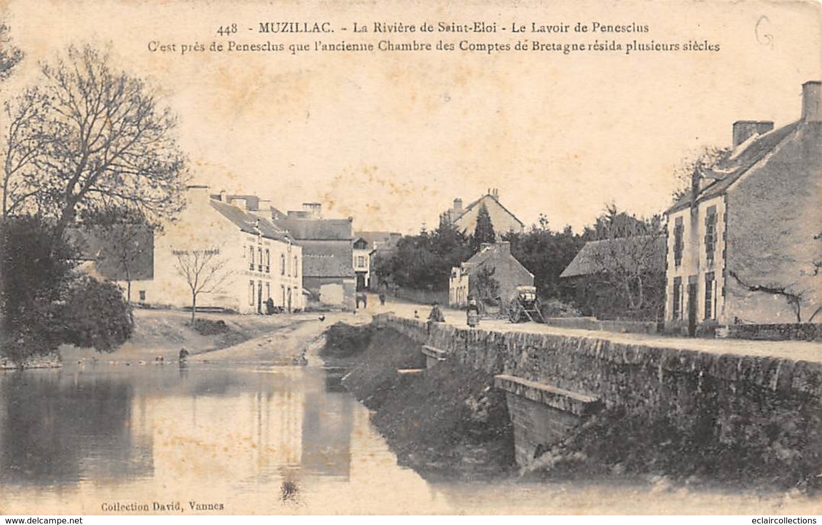 Muzillac         56        La Rivière De Saint Eloi .  Le Lavoir De Penesclus     (Voir Scan) - Muzillac