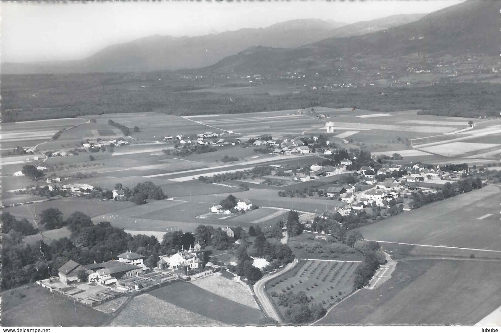 Jussy - Vue Aérienne          Ca. 1950 - Jussy