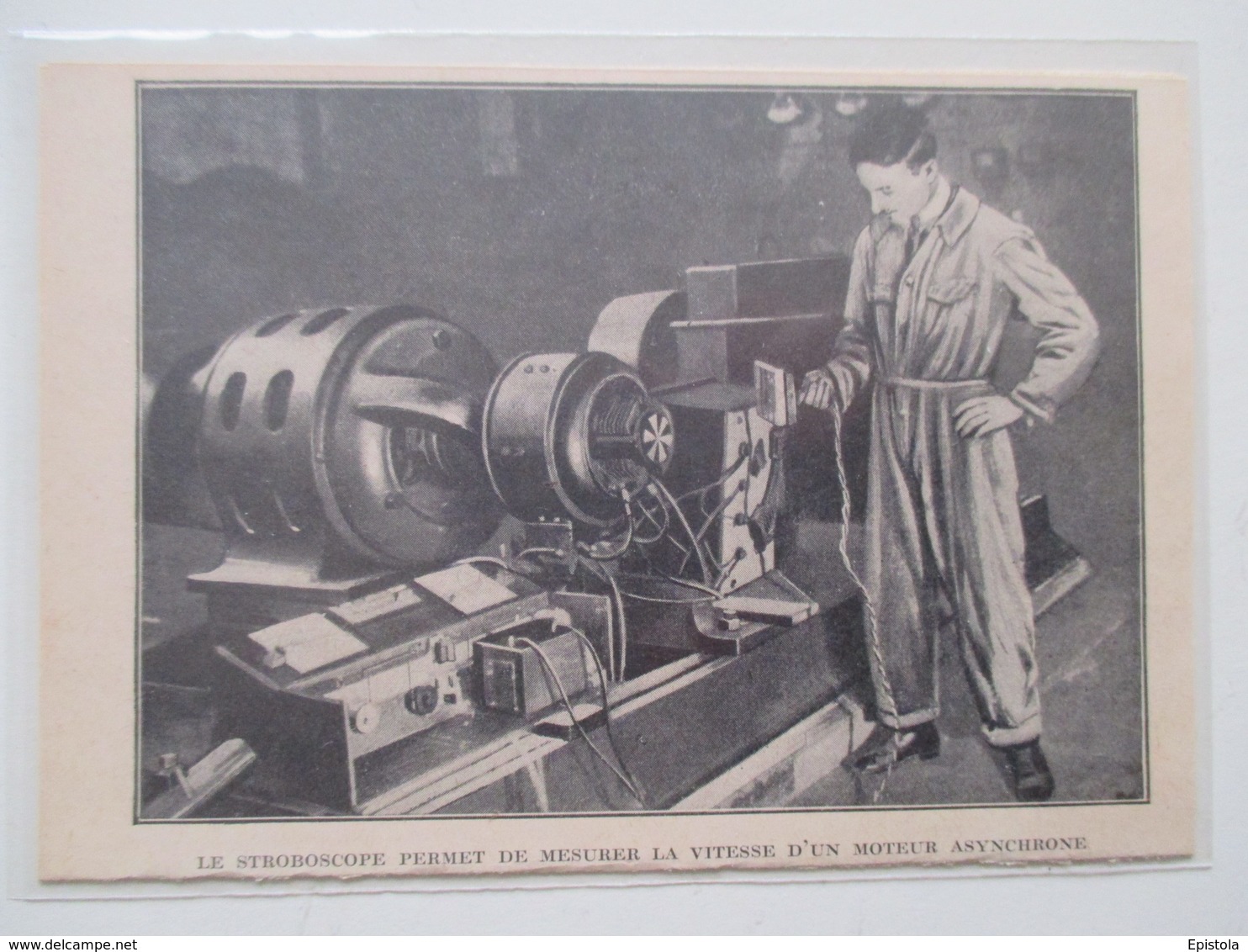 France - Stroboscope    -  Coupure De Presse De 1928 - Andere Toestellen