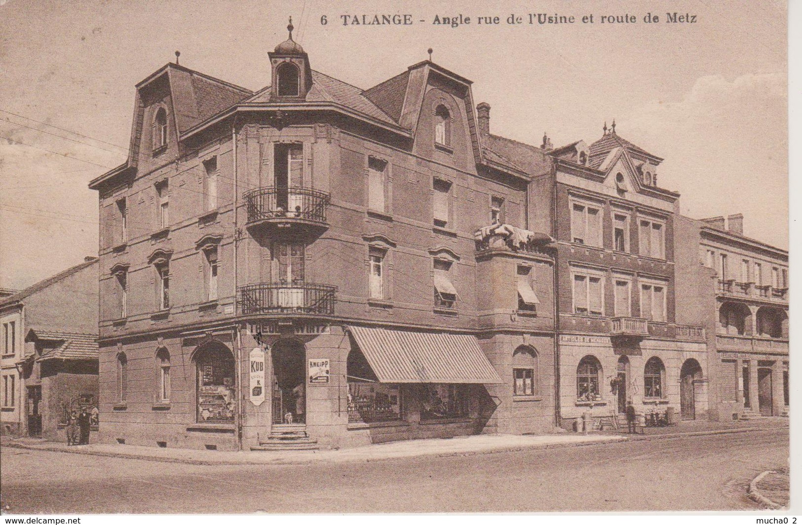 57 - TALANGE - ANGLE RUE DE L'USINE ET ROUTE DE METZ - Talange