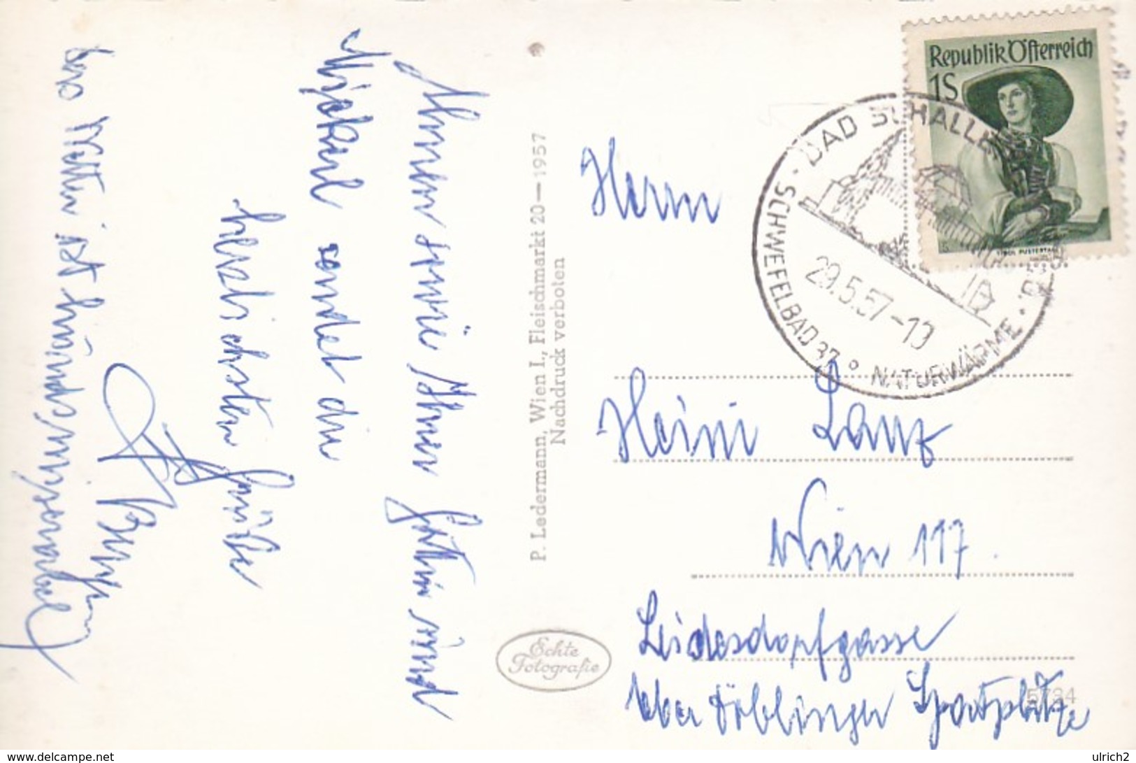 AK Bad Schallerbach - Kurhaus Mit Brunnenfigur - 1957 (47224) - Bad Schallerbach