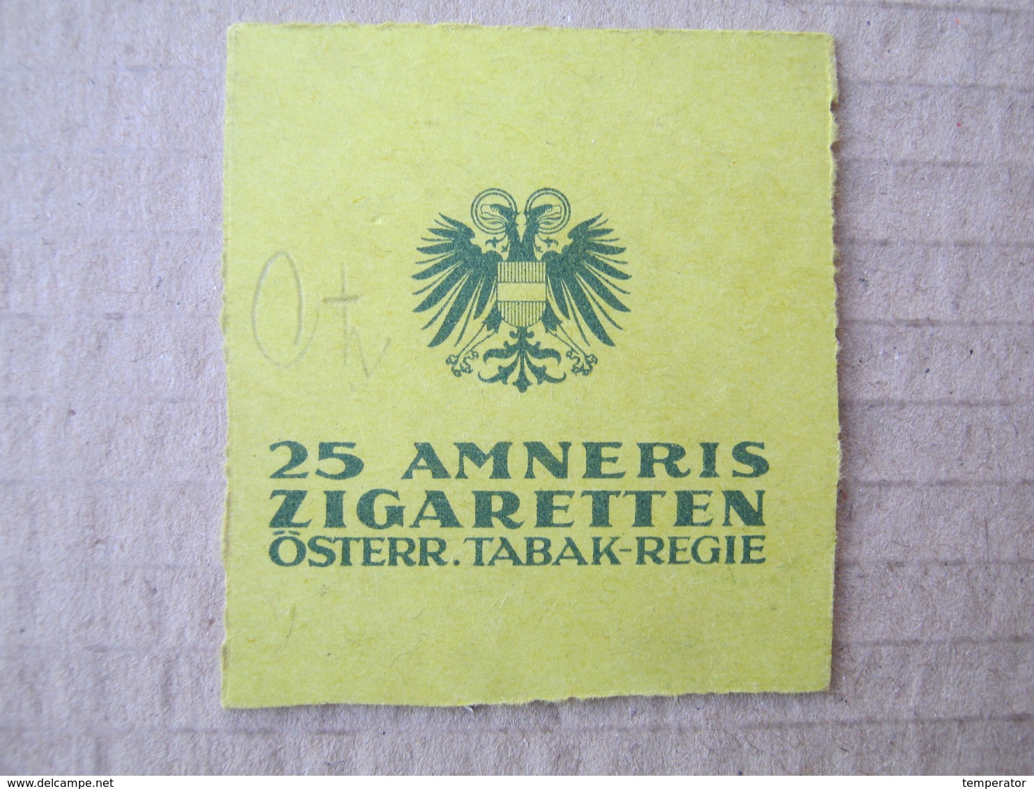 Austria - Hochwilde Bei Gurgl / Picture, Clip From A Cigarette Box ( 25 AMNERIS Zigaretten Österr. - Tabak Regie ) - Autres & Non Classés