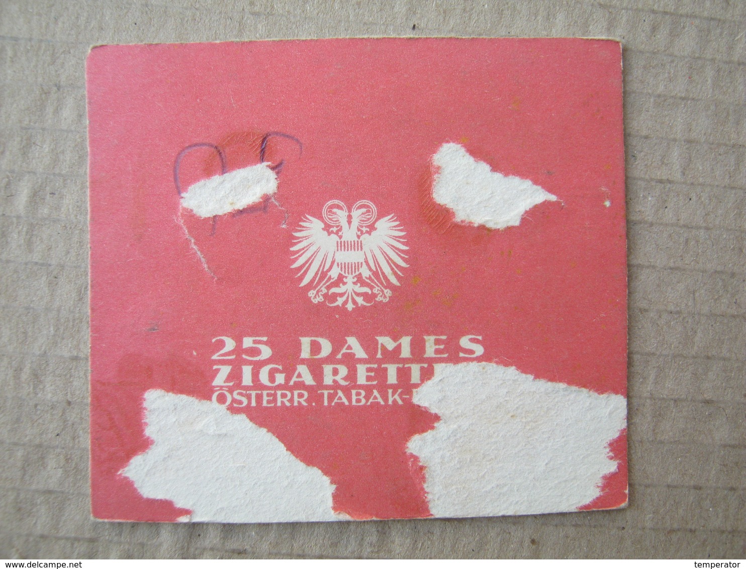 Austria - GARGELLEN ( 1475 M. ) / Picture, Clip From A Cigarette Box ( 25 DAMES Zigaretten Österr. - Tabak Regie ) - Autres & Non Classés