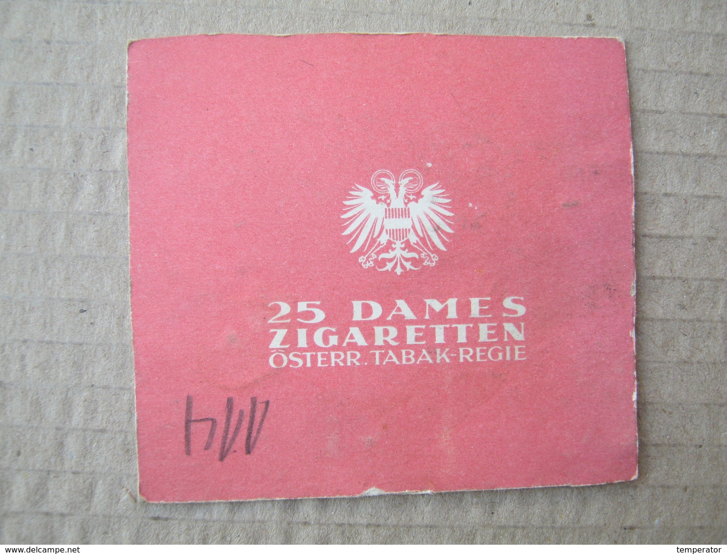 Austria - ST. ANTON A. ARLBERG / Picture, Clip From A Cigarette Box ( 25 DAMES Zigaretten Österr. - Tabak Regie ) - Autres & Non Classés