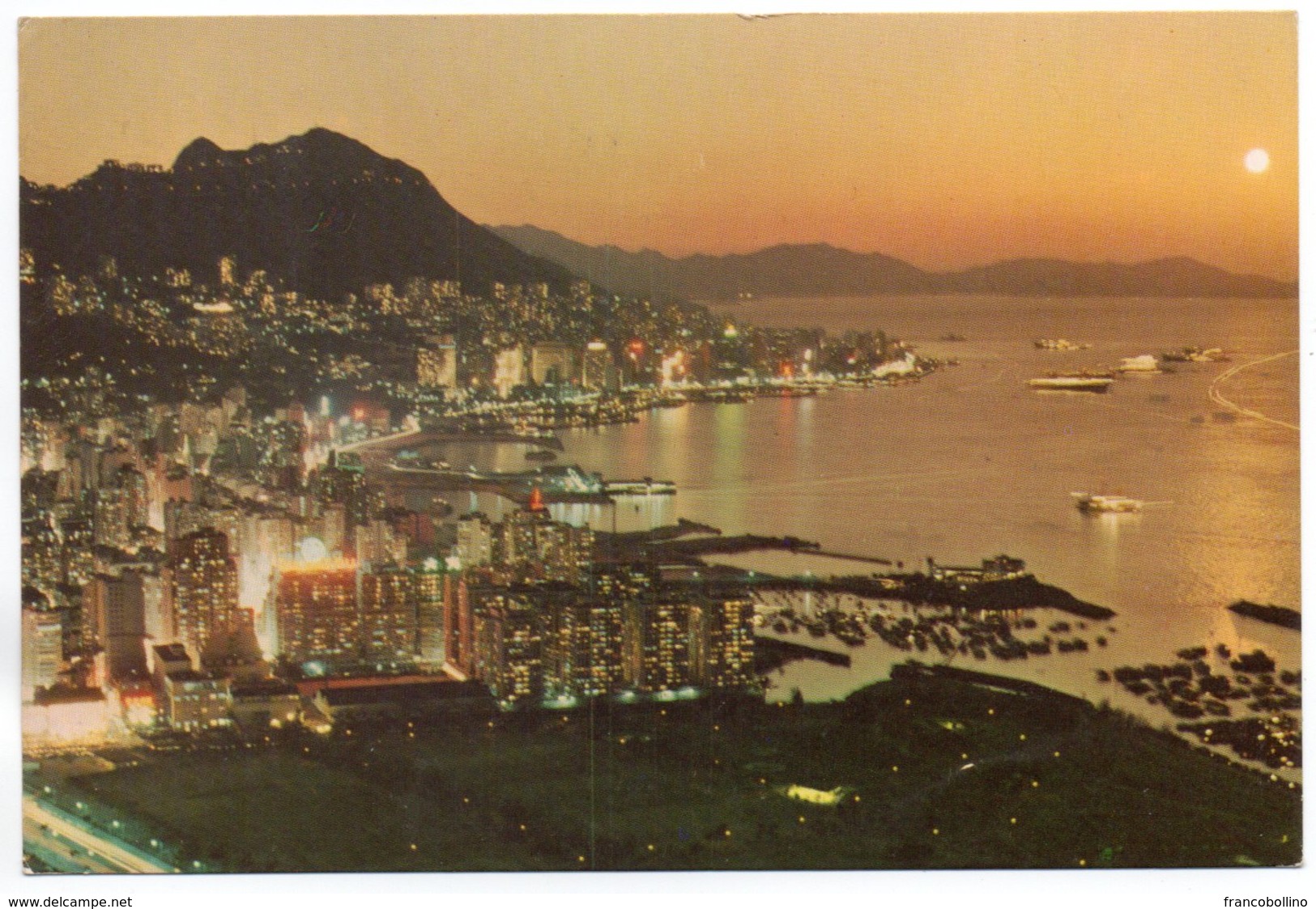 EVENING IN HONG KONG-VIEW OVERLOOKING THE CENTRAL AND EASTERN DISTRICTS OF THE CITY - China (Hong Kong)