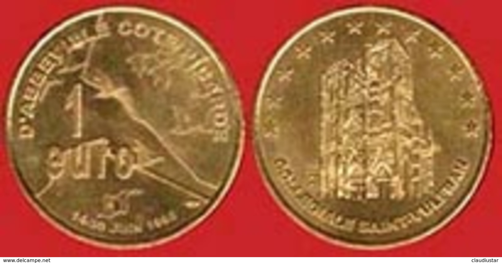 ** MEDAILLE  1  EURO  D' ABBEVILLE  1998 ** - Euros Des Villes