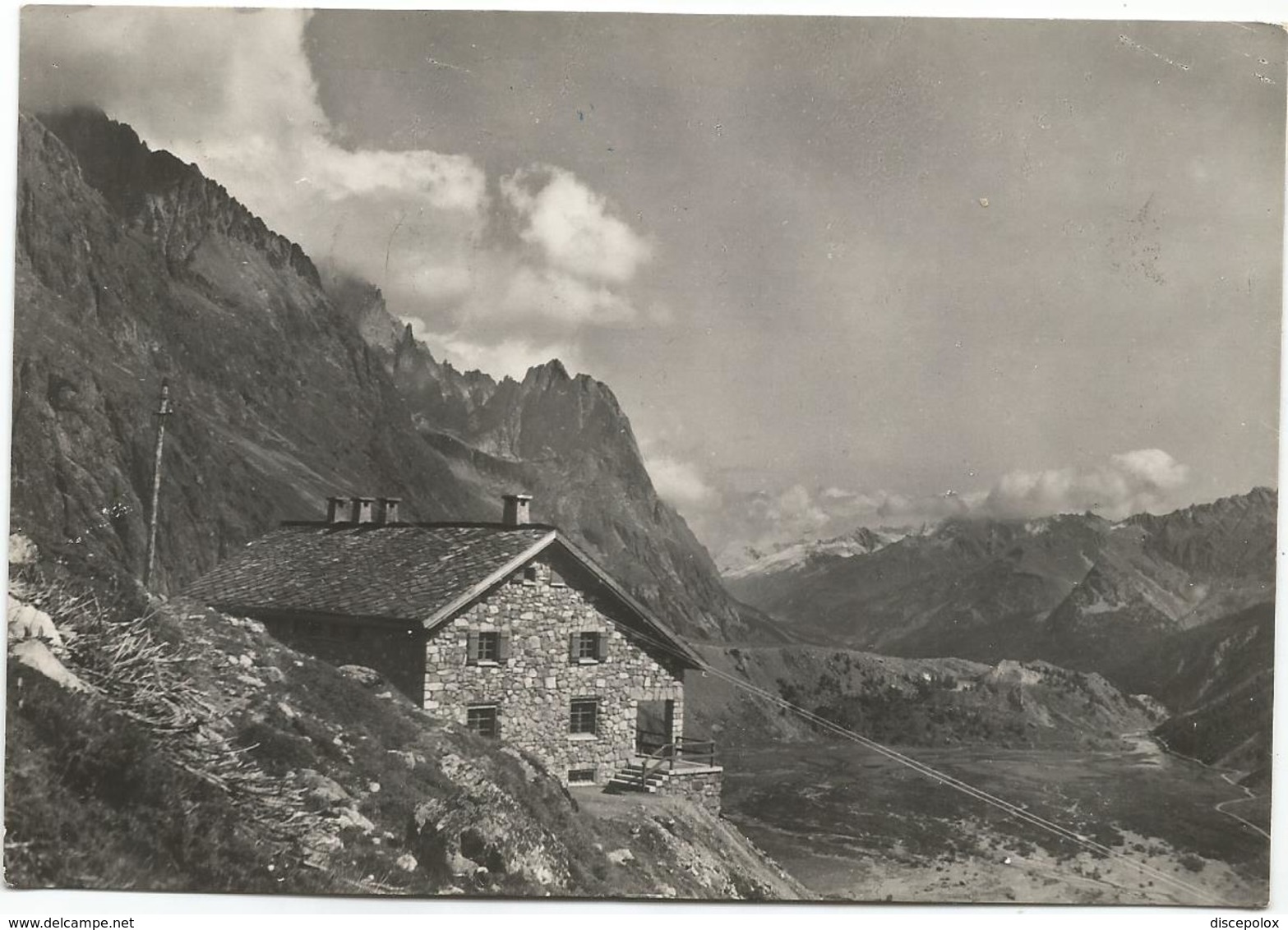 V4055 Courmayeur (Aosta) - Rifugio Elisabetta - Lex Blanche - Panorama / Viaggiata 1957 - Altri & Non Classificati
