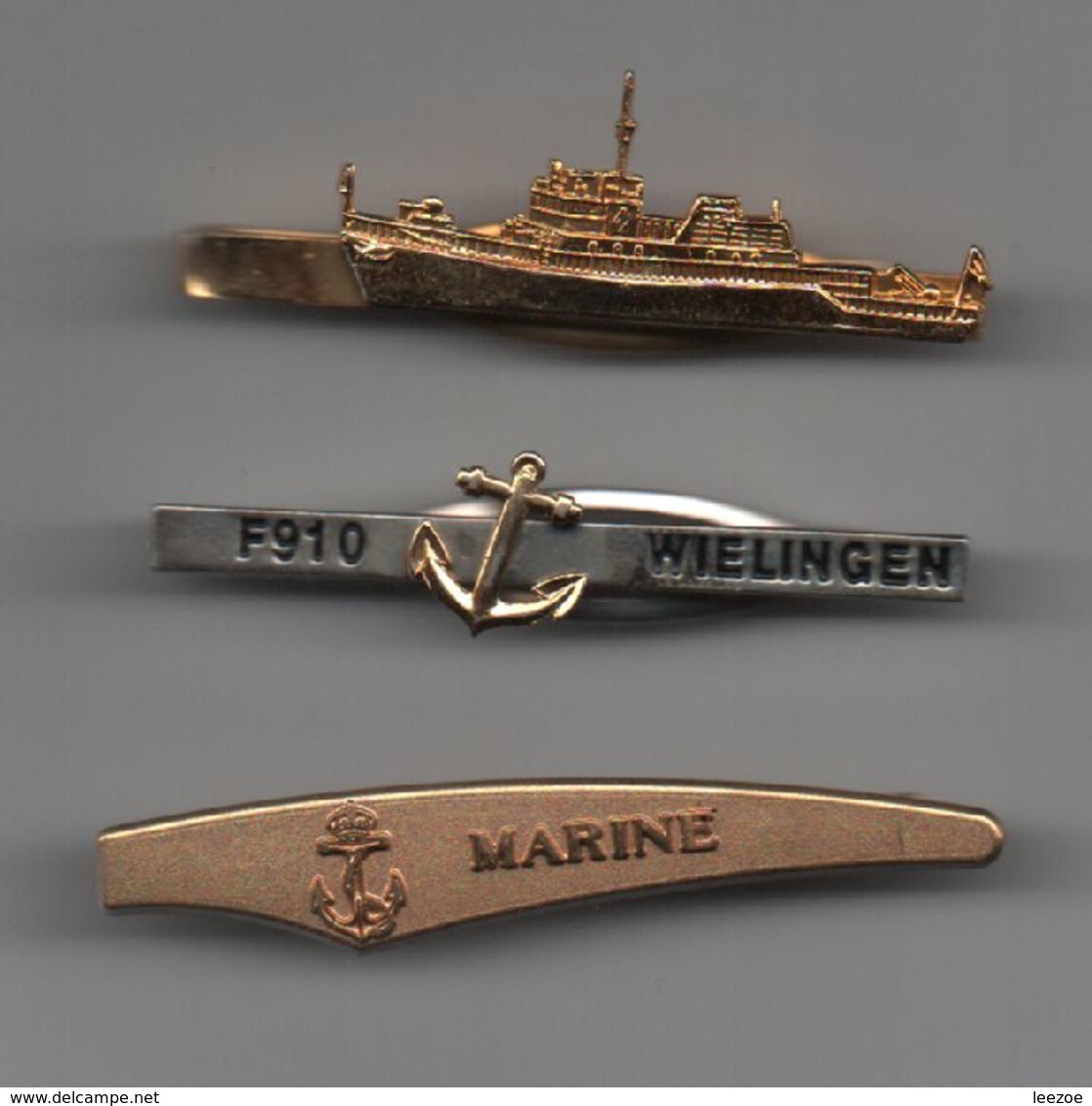 Pinces à Cravatte Marine F910 WIELINGEN, Bateaux, Navires....BT15 - Buttons