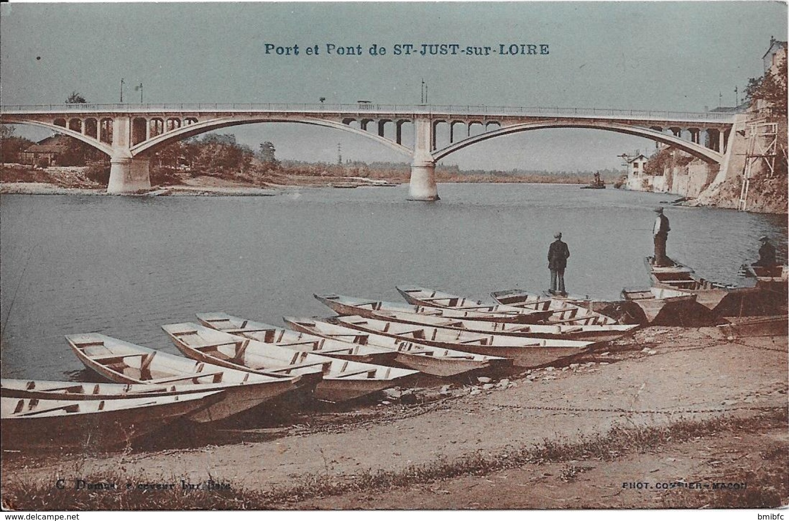 1934 - Port Et Pont De ST-JUST-sur-LOIRE - Autres & Non Classés