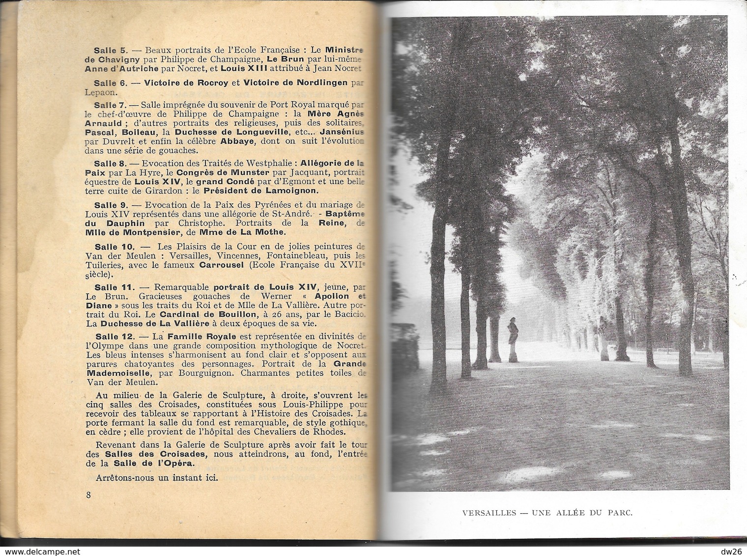 Guide Touristique Souvenir De Versailles: Ville, Palais, Parc, Les Trianon + Plan Des Rues Et Du Château - Turismo