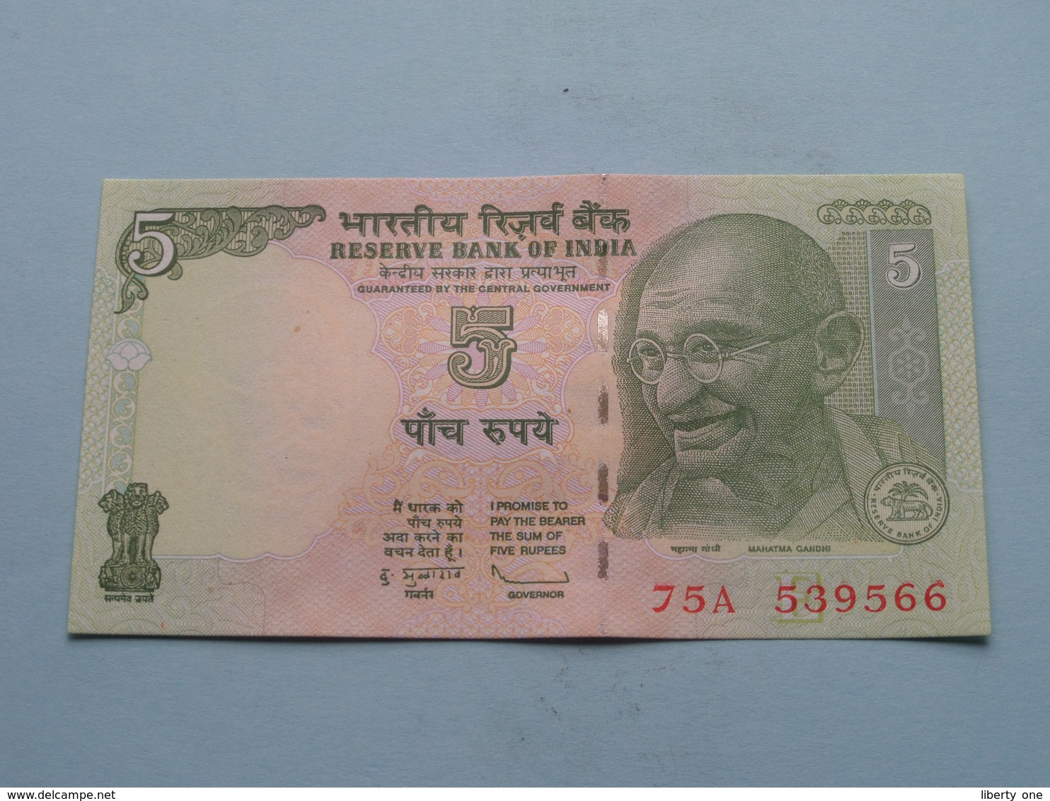 FIVE Rupees > Reserve Bank Of India ( For Grade, Please See Photo ) UNC ! - Inde